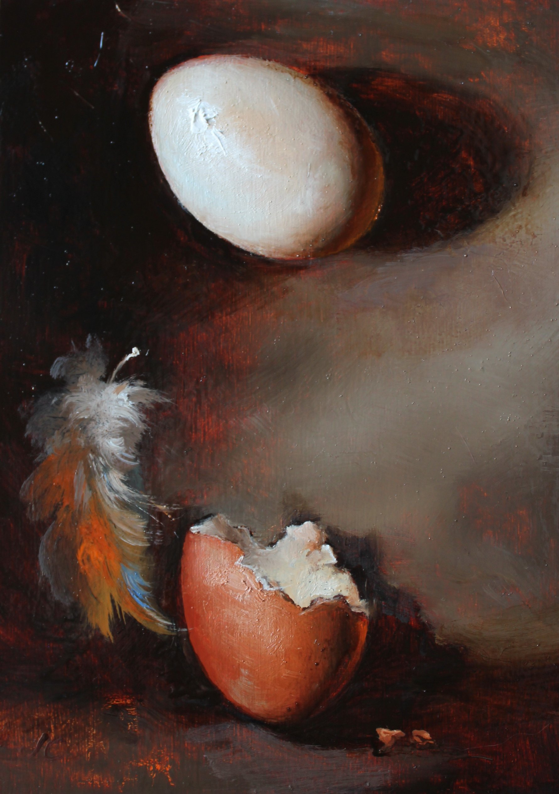 Breaking the Cycle	
5 x 7 inches
Oil on Wood