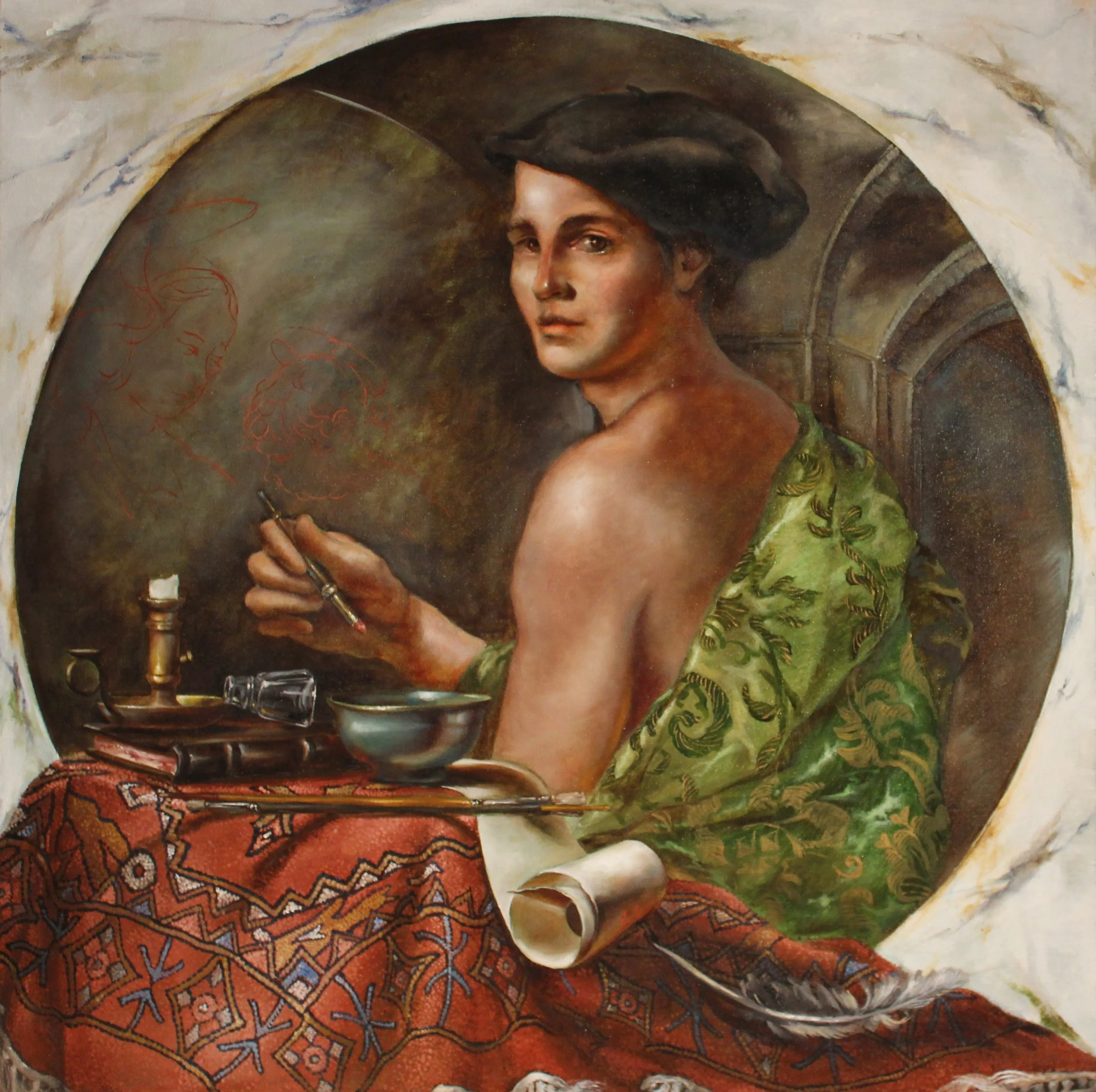 St. Luke
30 x 30 inches
Oil on Linen