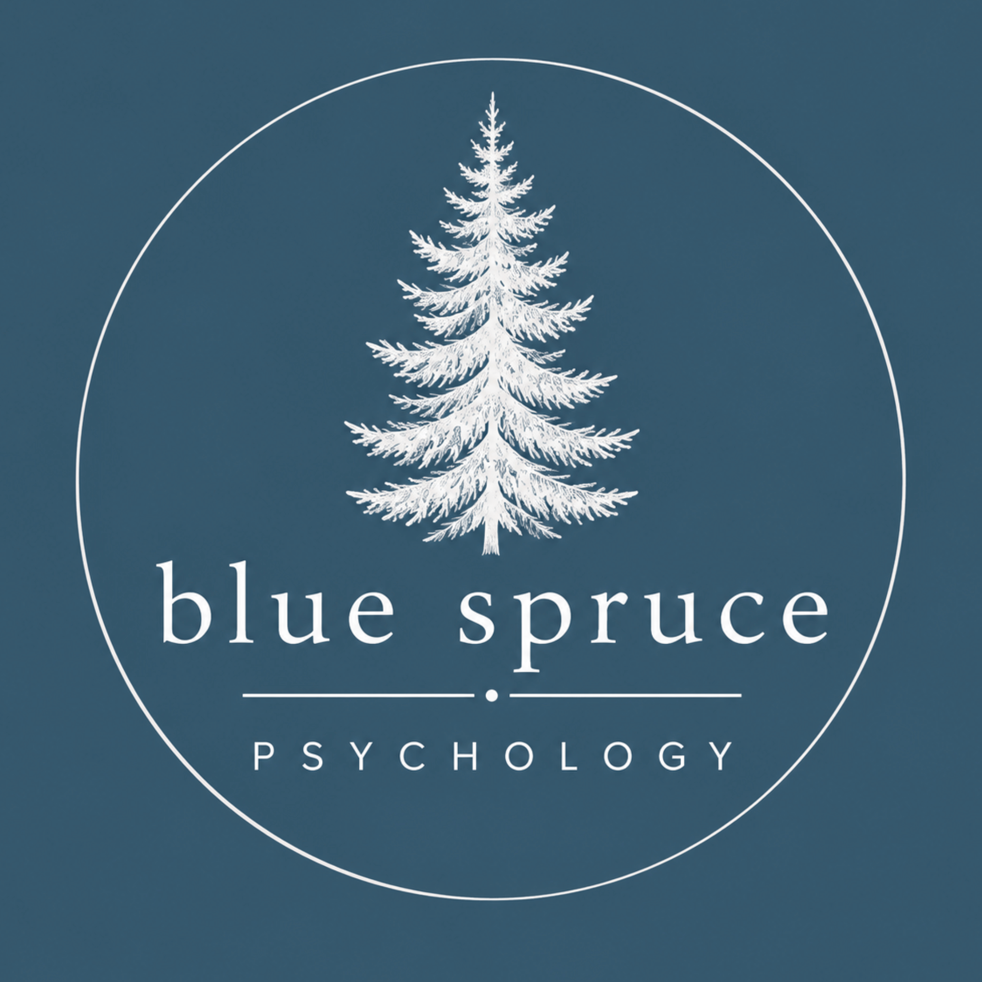 Blue Spruce Psychology Logo