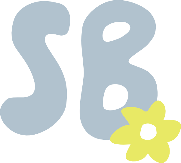 Stylized text 'SE' with a yellow flower in the bottom right corner.