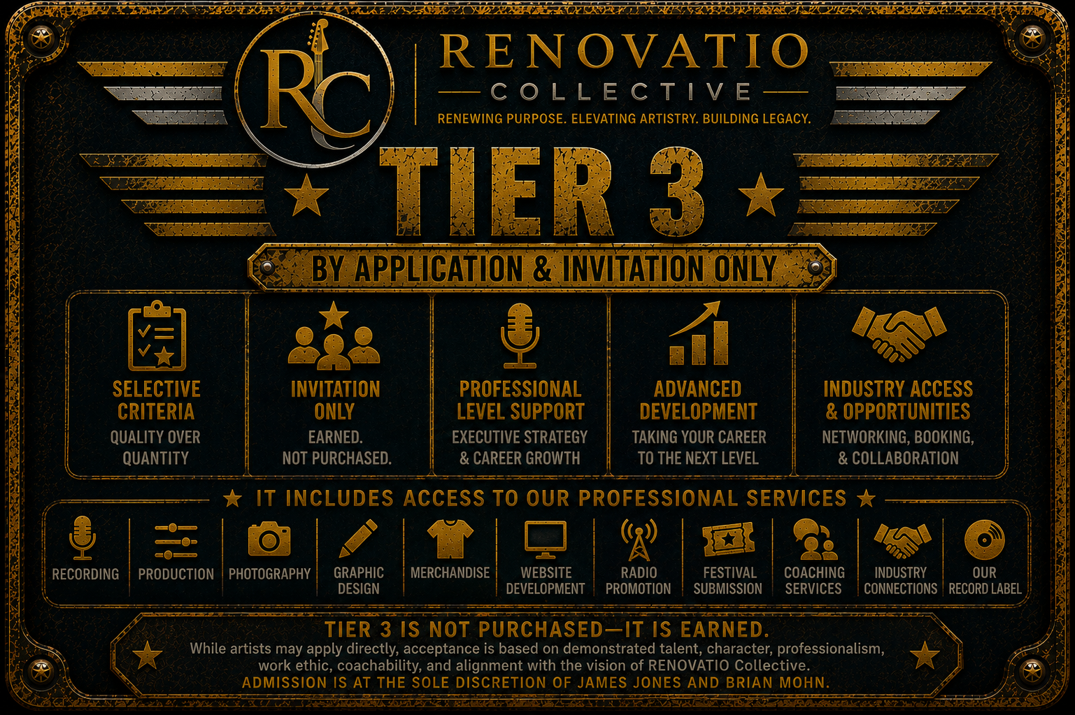⭐⭐⭐ Artist Development Tier 3