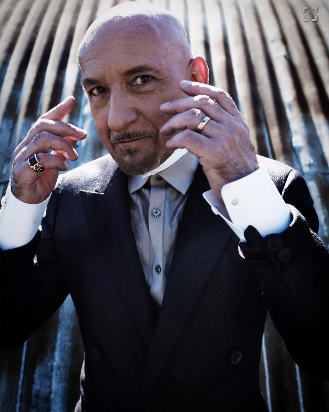 Sir Ben Kingsley for @luomo.vogue 
Styled by @rushkabergman 
#benkingsley