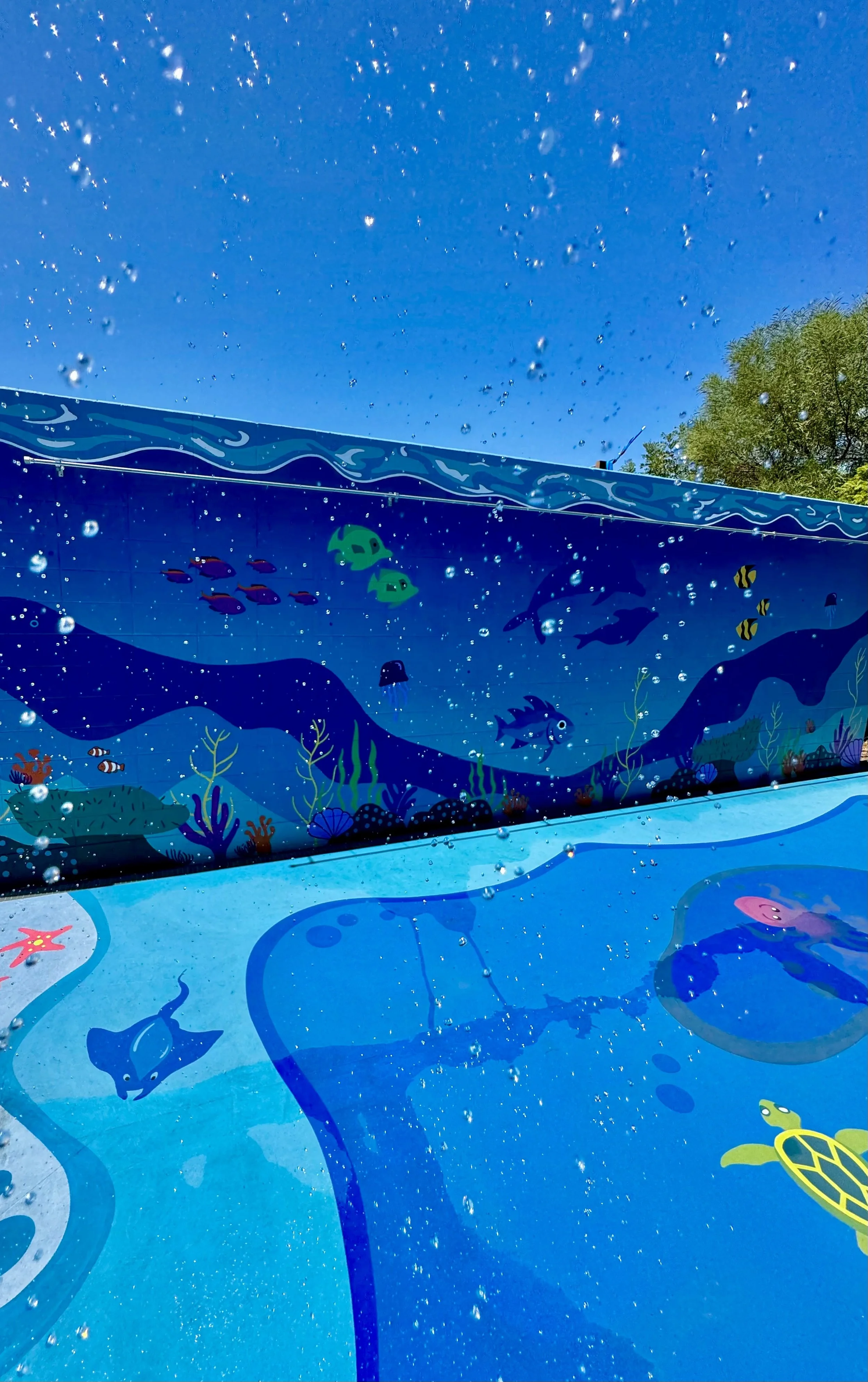 Rosamond School water play park