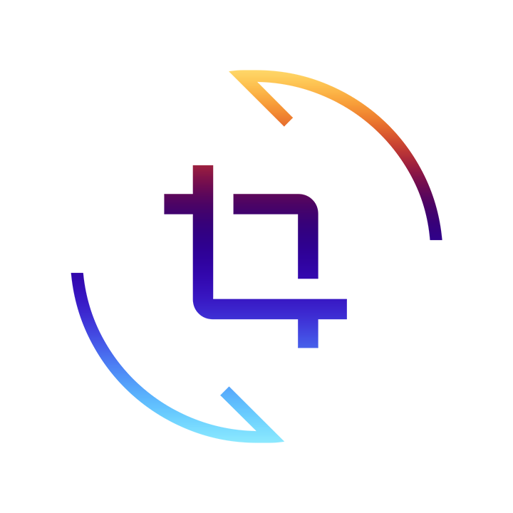 Colorful, abstract 3D shape with a gradient transition from yellow at the top to red, purple, and blue at the bottom.