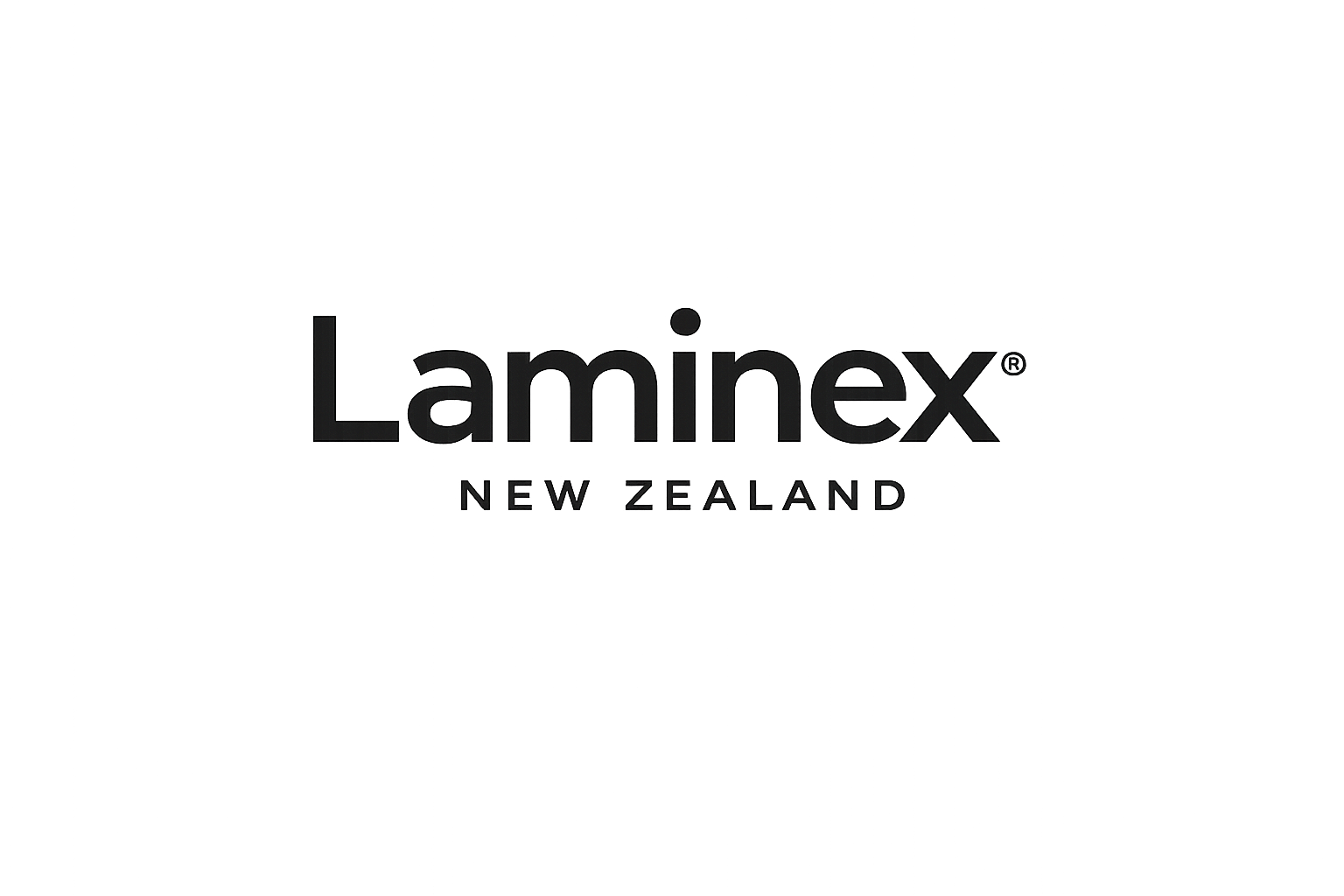 Laminex logo with the text 'Laminex NEW ZEALAND' in black on a white background.