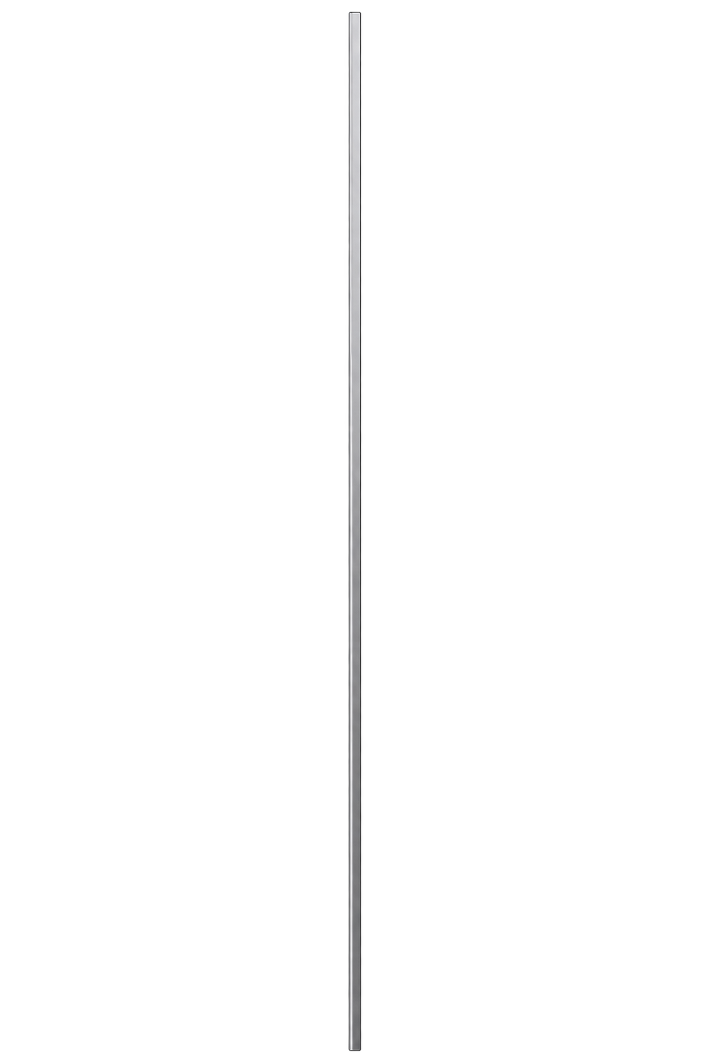 Close-up of a modern, slim, gray electronic device, possibly a smartphone, with a metallic edge on the right side.