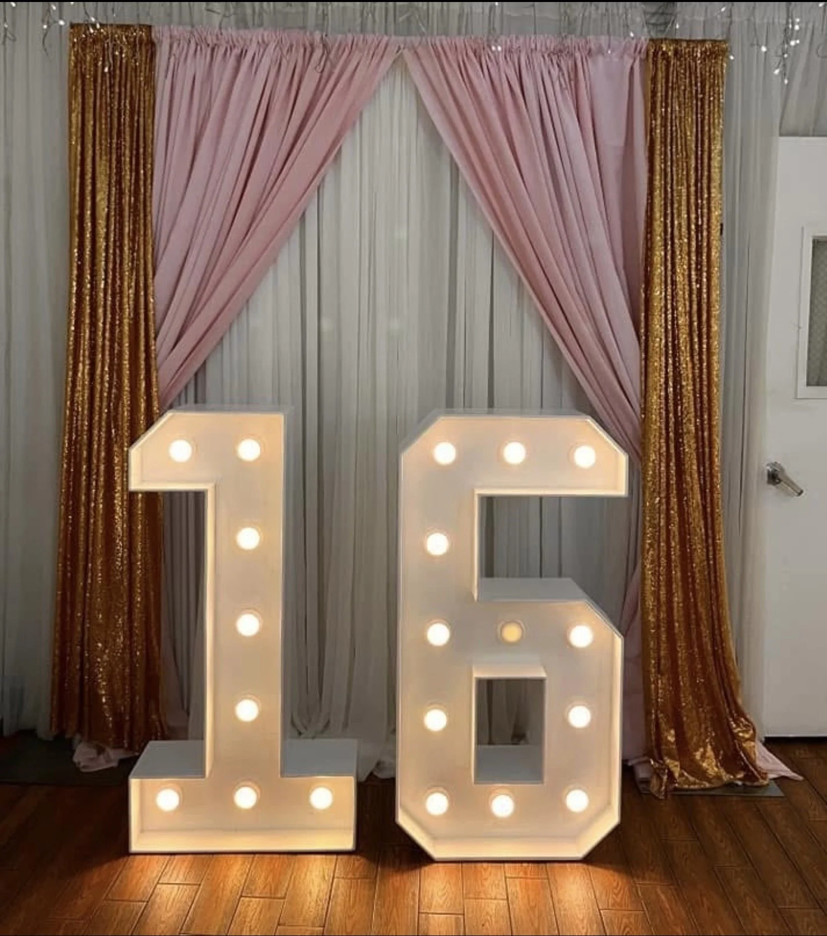 6FT Backdrop and numbers