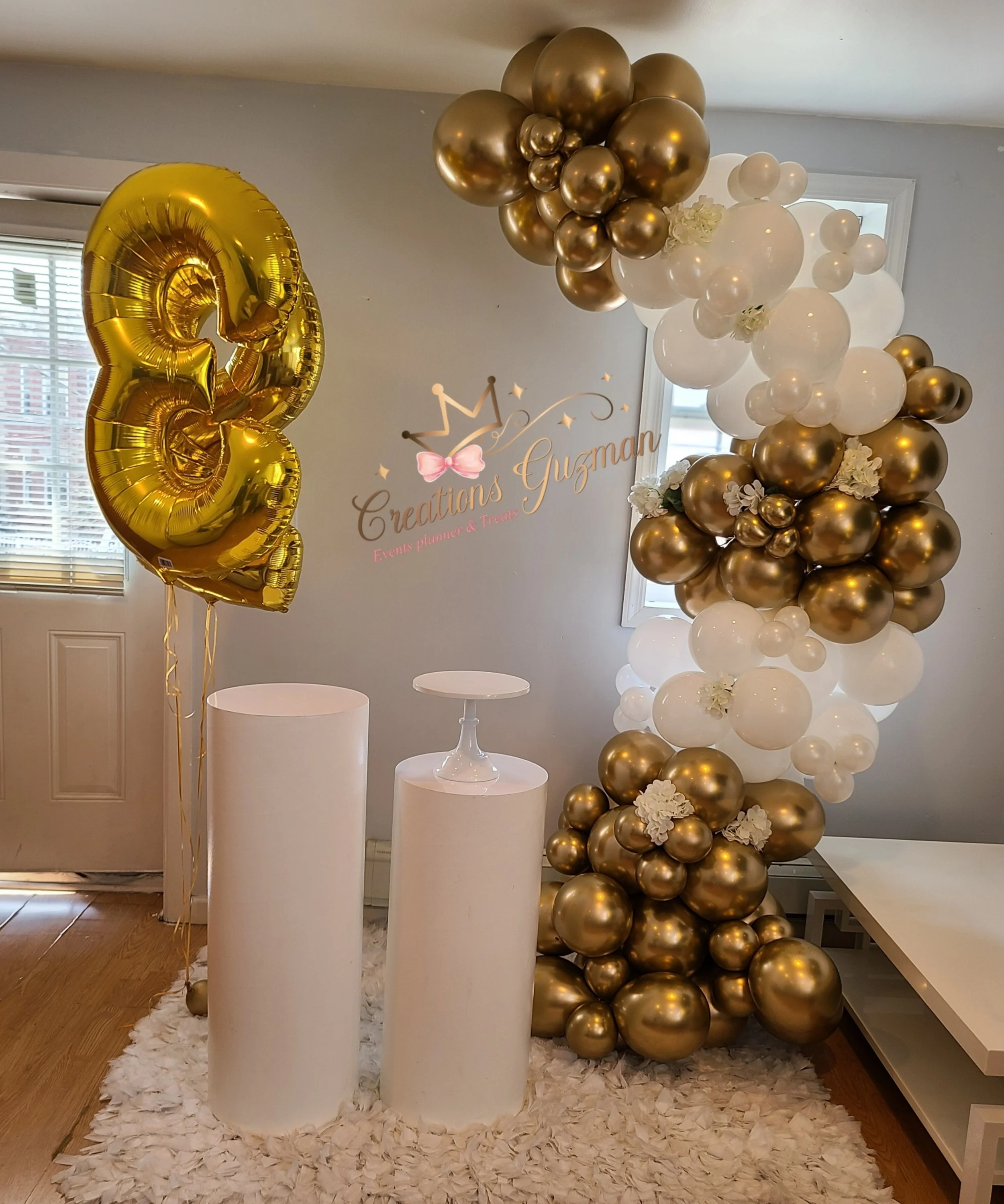 Set celebration Golden Glam