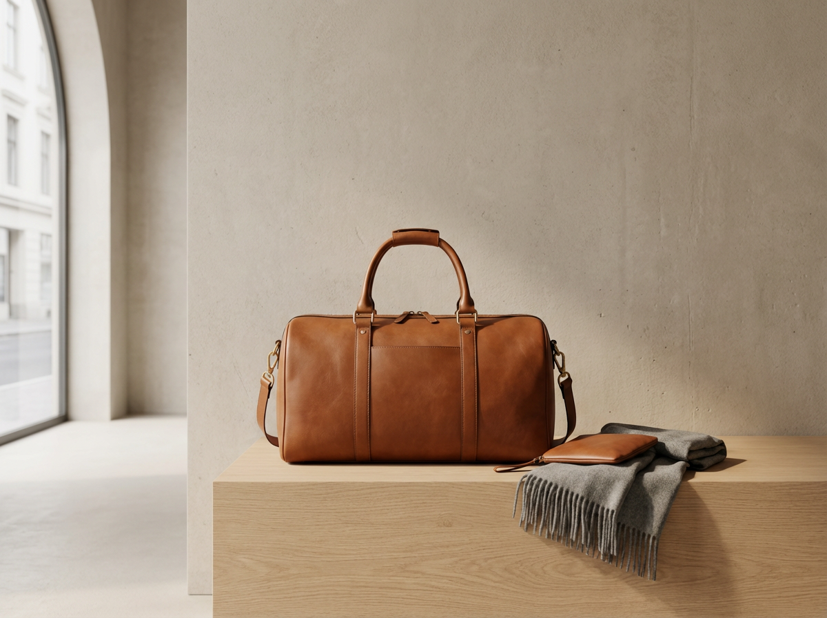 Leather Weekender Bag