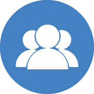 Icon of three people grouped together