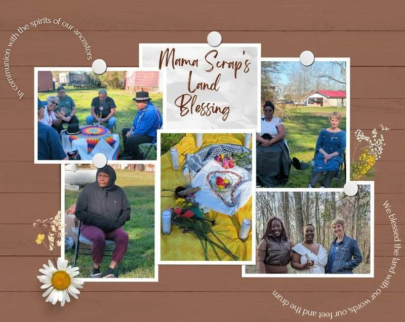 Mama Scrap's Land Blessing Ceremony