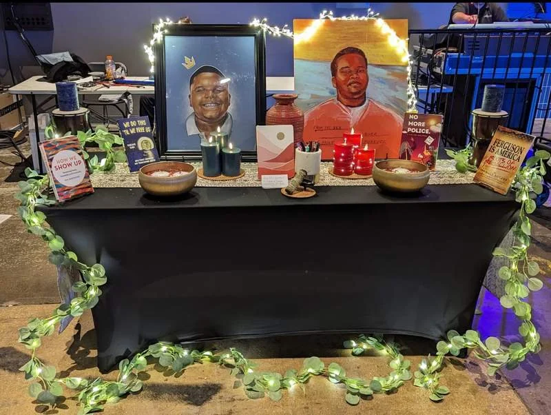 Mike Brown Memorial Altar