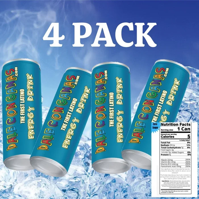 Dale Con Ganas Energy Drink 4 Pack