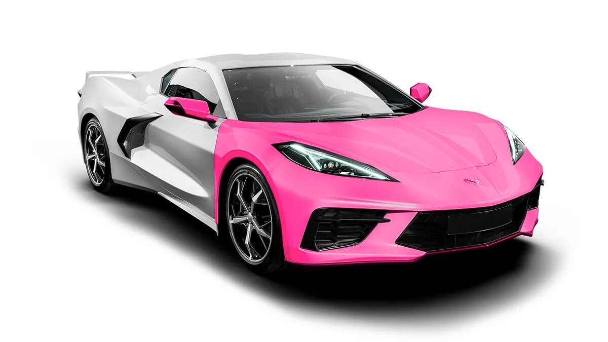 Corvette with full front PPF Package
