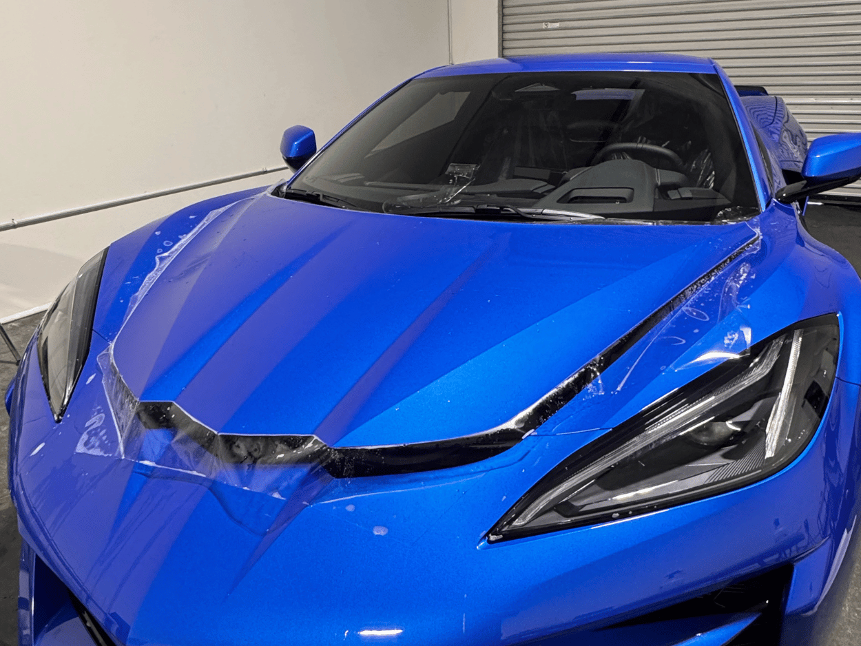 Corvette C8 eray hood ppf