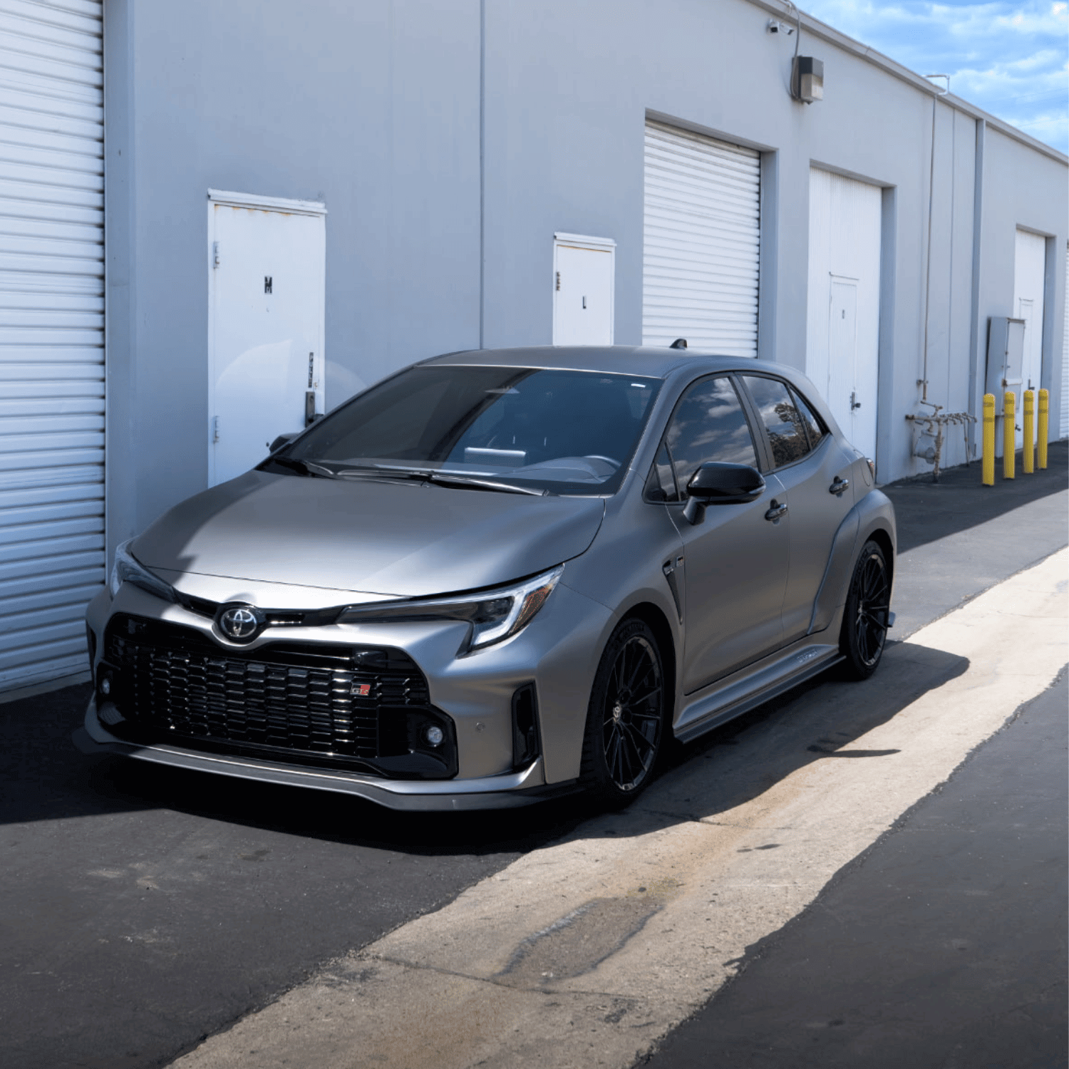 Toyota Corolla GR with matte ppf