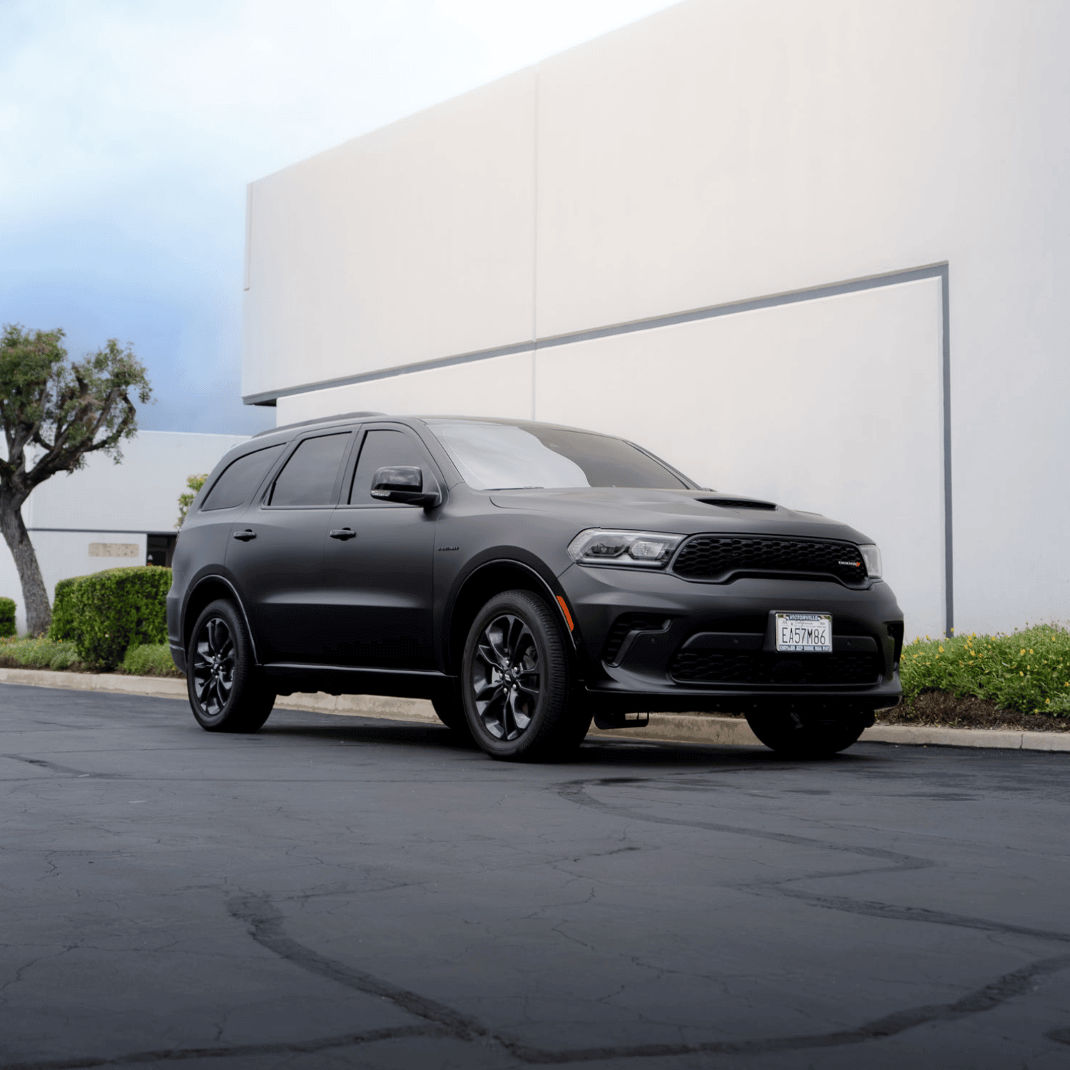 Dodge Durango with matte ppf full car
