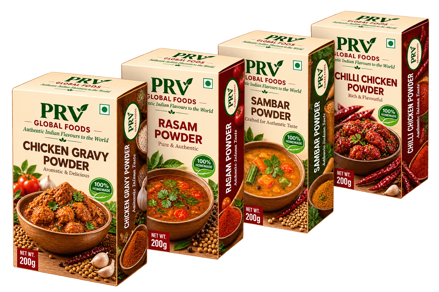 Cooking Blends packaging
