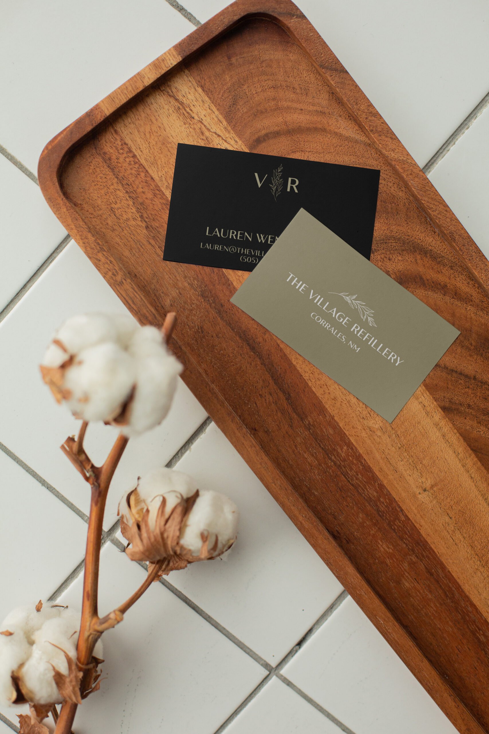 Subtle and Minimal Custom Rebrand for Village Refillery