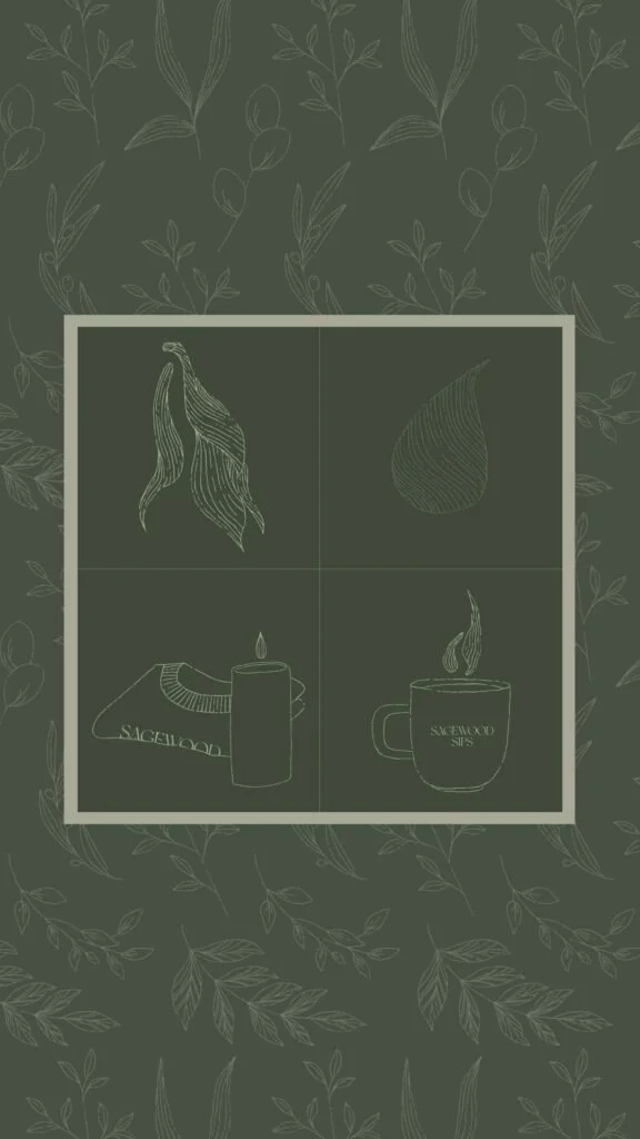Line icon set for a hair studio