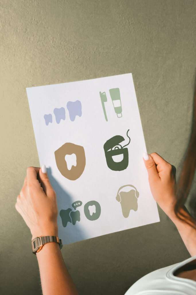 Custom dentist illustrations and icons