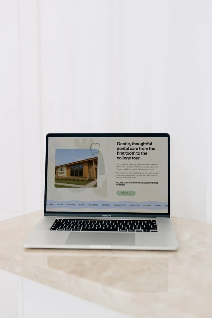 About Us page for a pediatric dentist website