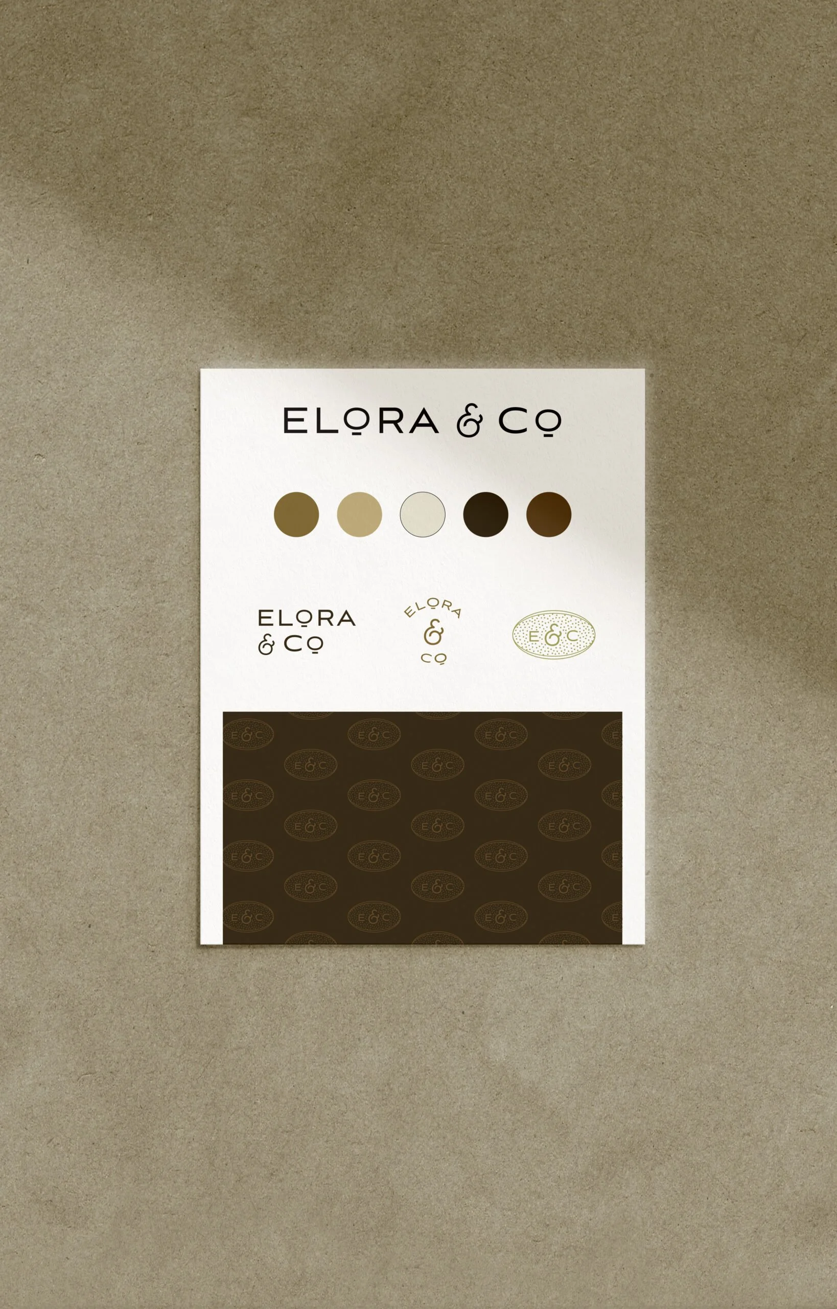 Elora &amp; Co.: Minimal and Elegant Pre-Made Brand for Service-Based Business