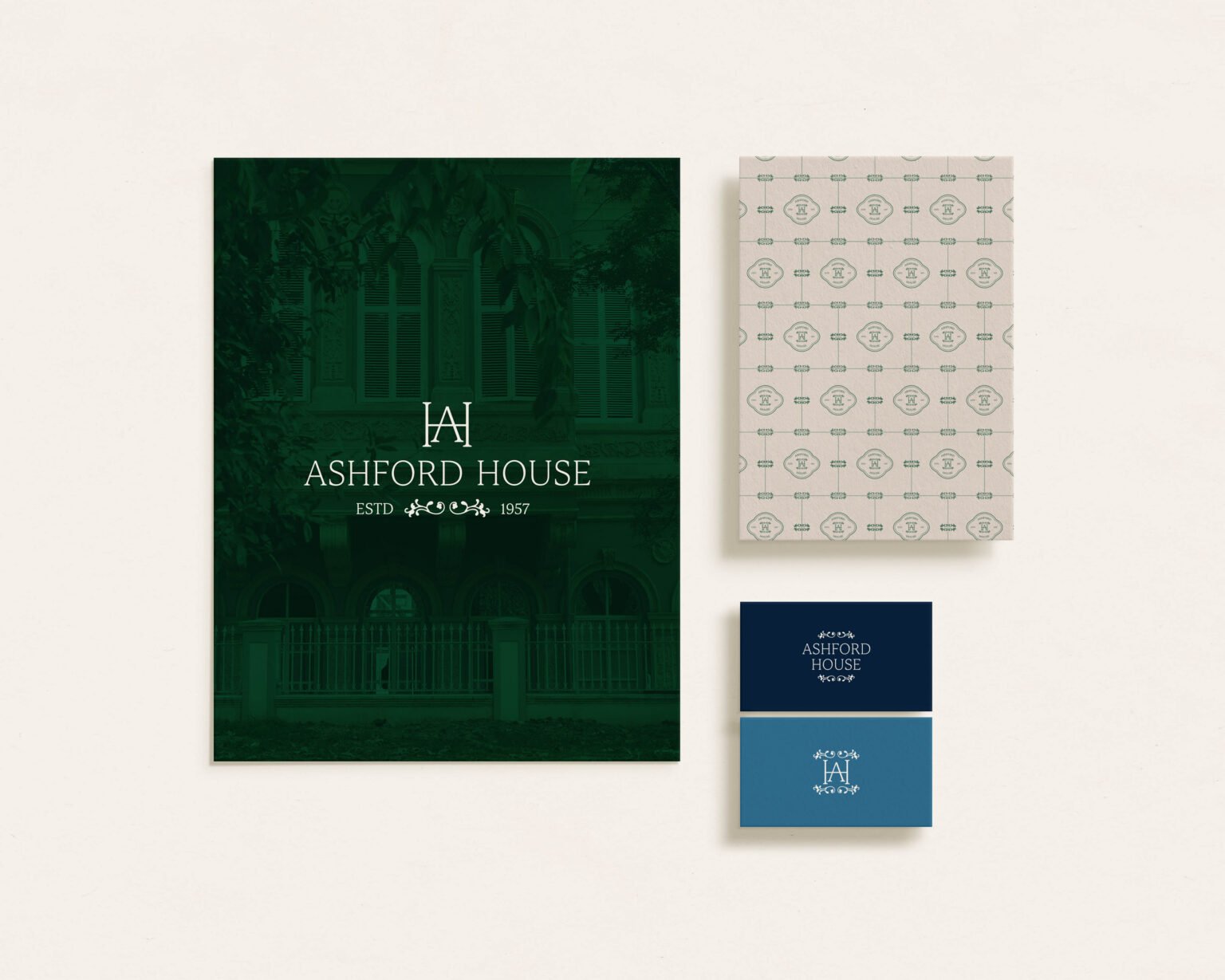 Ashford House: Timeless and Sophisticated Pre-made brand for Luxury &amp; Professional Services