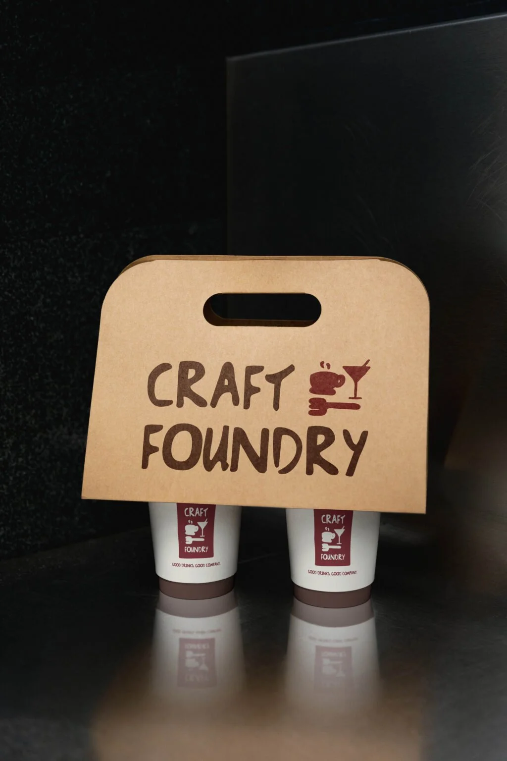 Pre-made coffee branding shown on carton packaging