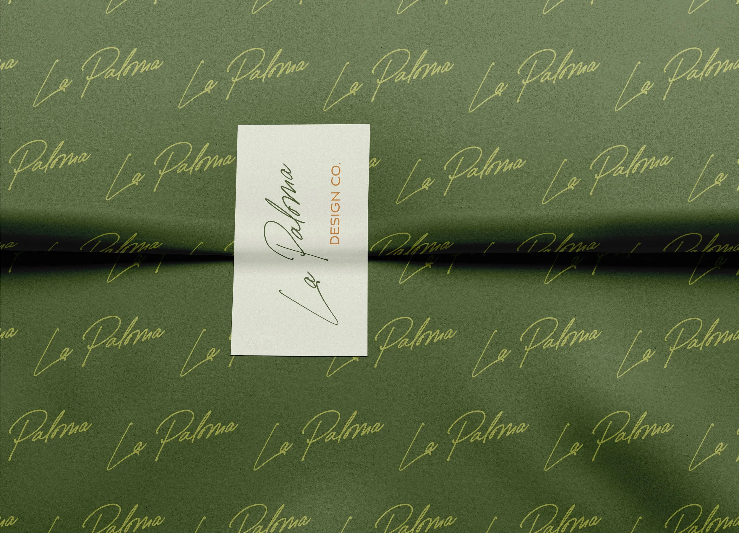 Elegant pattern created from a pre-made brand design.