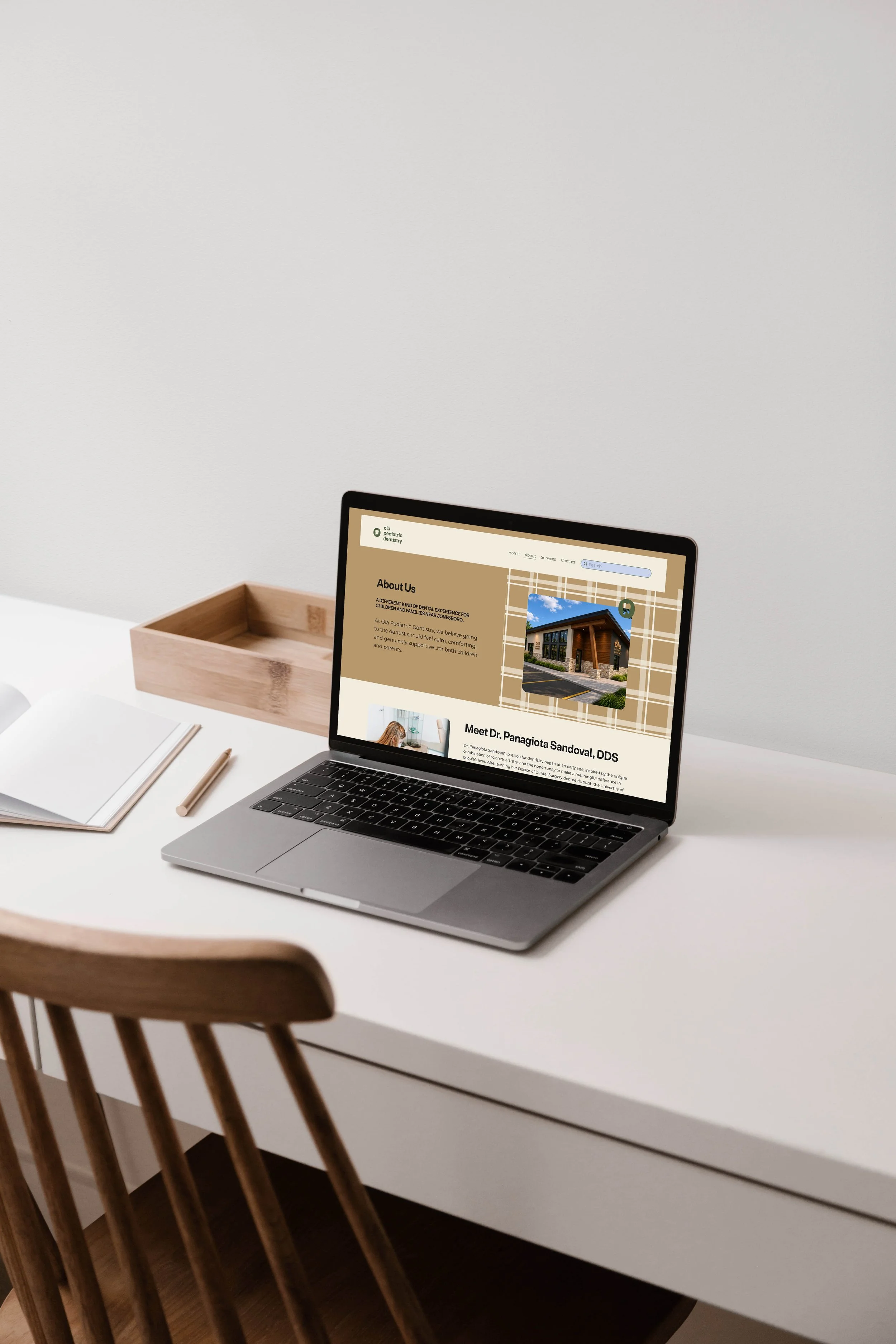 OLA Pediatric Dentistry About Us website page