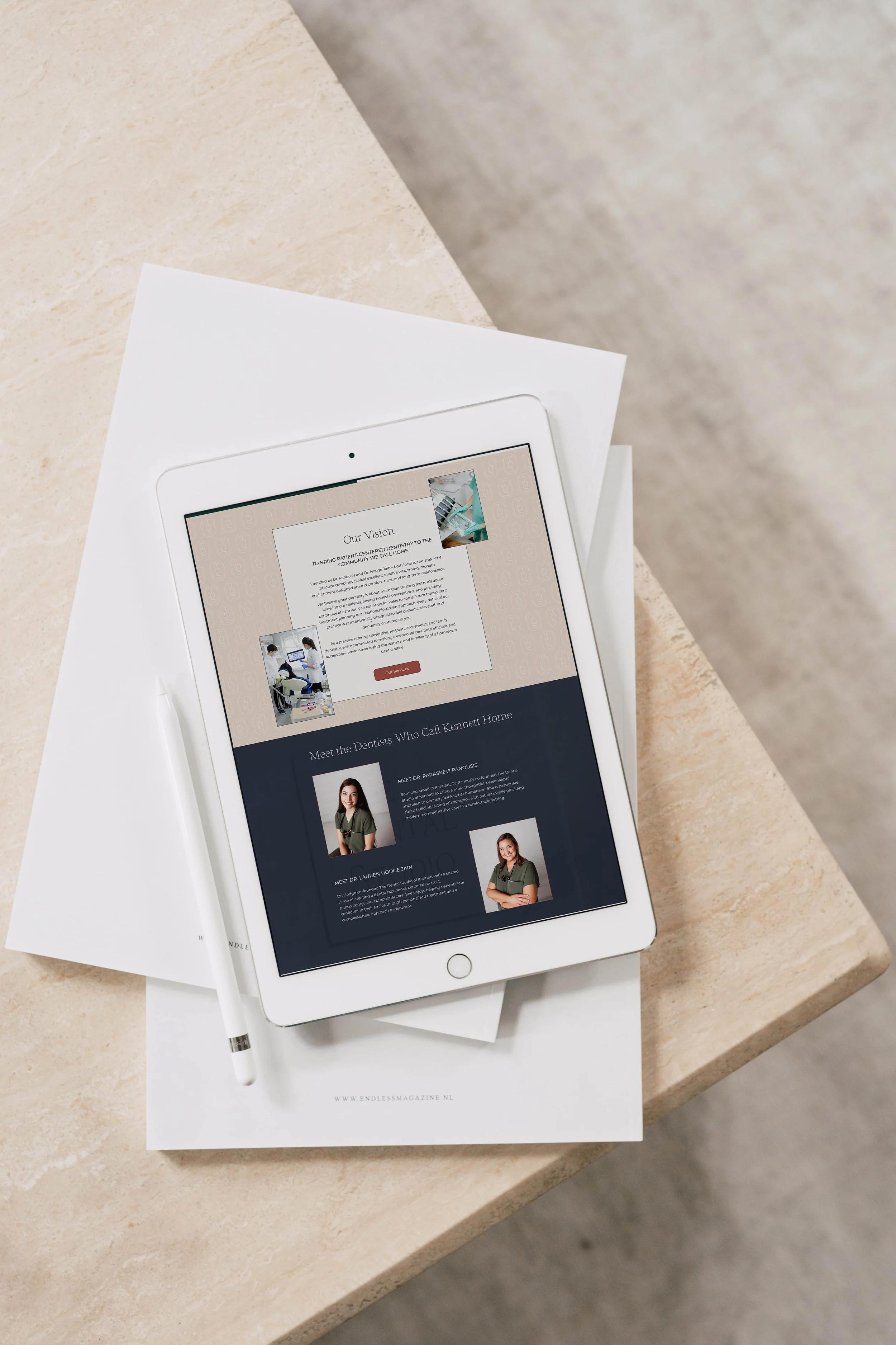 The Dental Studio website.