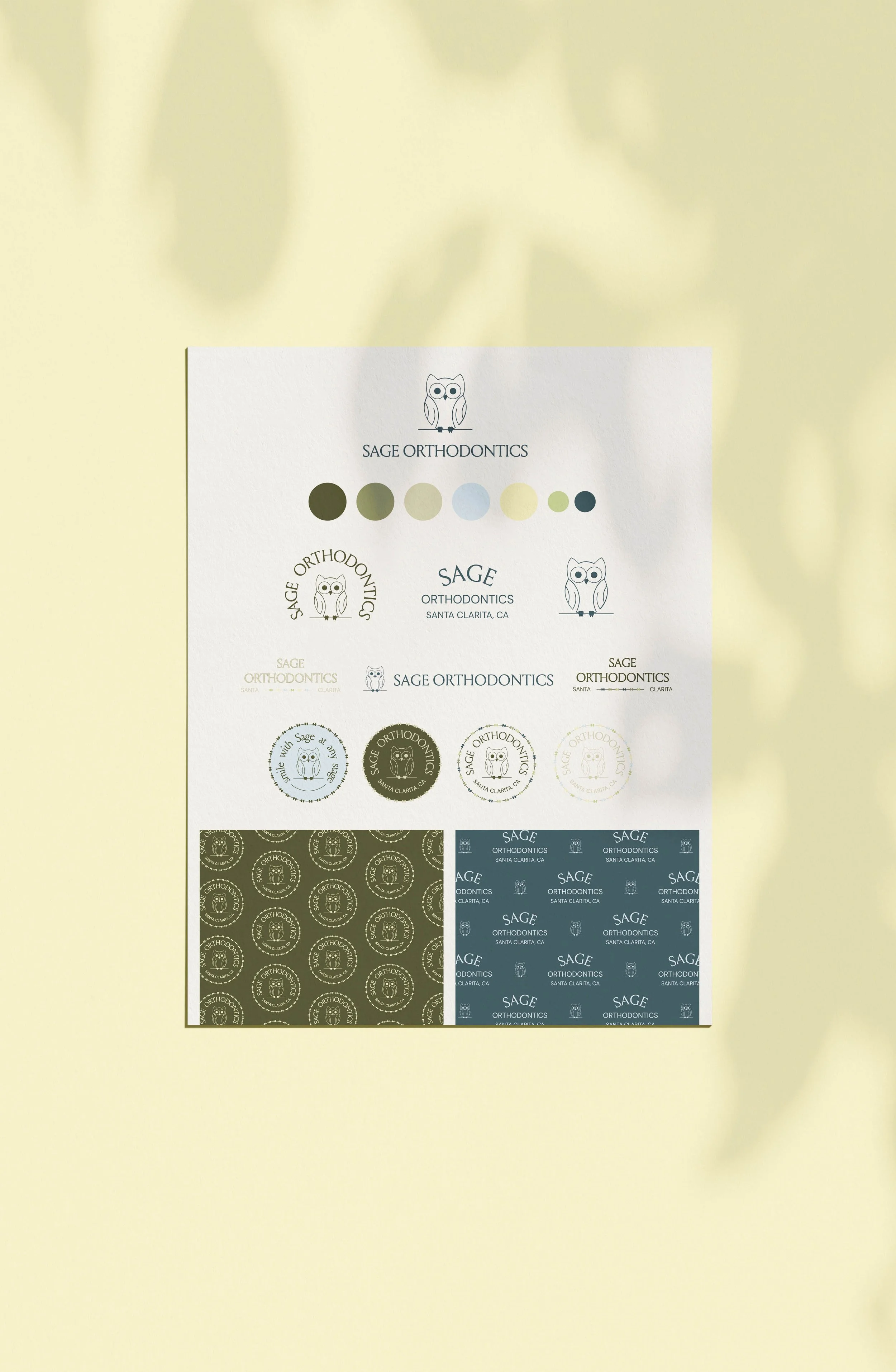 Sage Orthodontics Brand Guide Kit