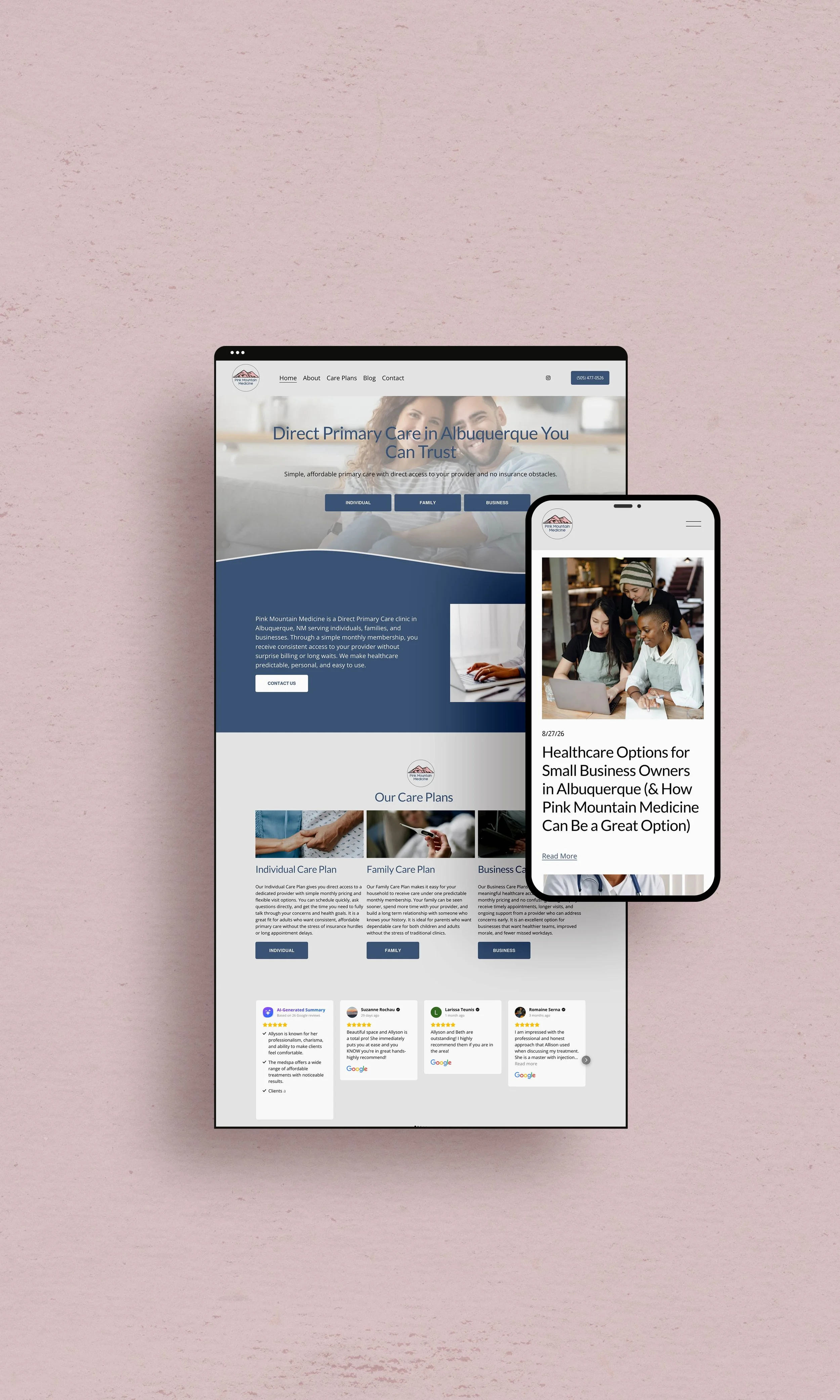 Pink Mountain Medicine Home Page