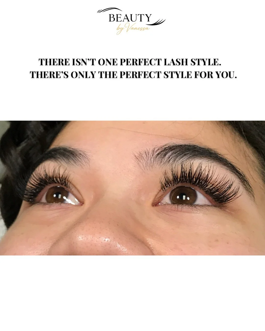 THERE ISN&rsquo;T ONE PERFECT LASH STYLE.
THERE&rsquo;S ONLY THE PERFECT STYLE FOR YOU. 🤍

Have you ever saved a photo of a lash set you absolutely loved&hellip;

&hellip;then wondered if it would look the same on you?

That&rsquo;s a question worth