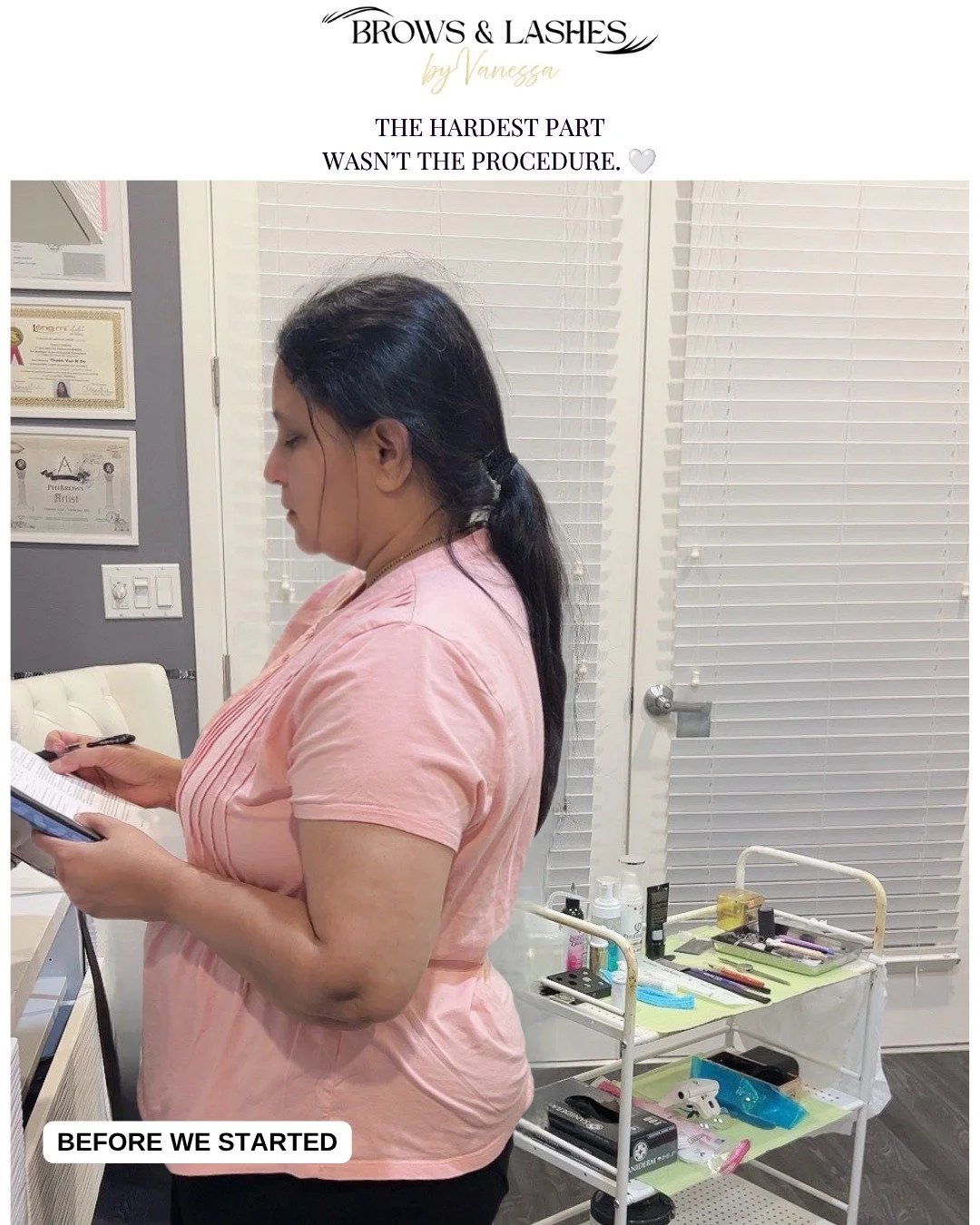 THE HARDEST PART WASN&rsquo;T THE PROCEDURE. 🤍

For many women, the hardest part isn&rsquo;t the appointment.

It&rsquo;s deciding to take the first step.

Many clients tell me they&rsquo;ve been thinking about PMU brows for years before finally boo