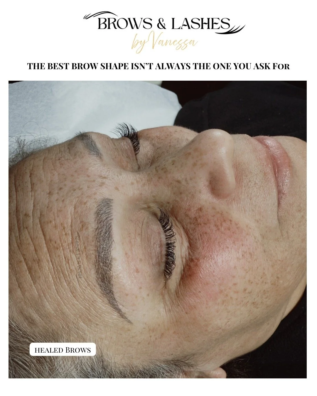 THE BEST BROW SHAPE ISN&rsquo;T ALWAYS THE ONE YOU ASK FOR 🤍

A client once showed me a photo and said:

&ldquo;I want these exact brows.&rdquo;

It&rsquo;s something I hear quite often.

And my answer is always the same.

The best brow shape isn&rs