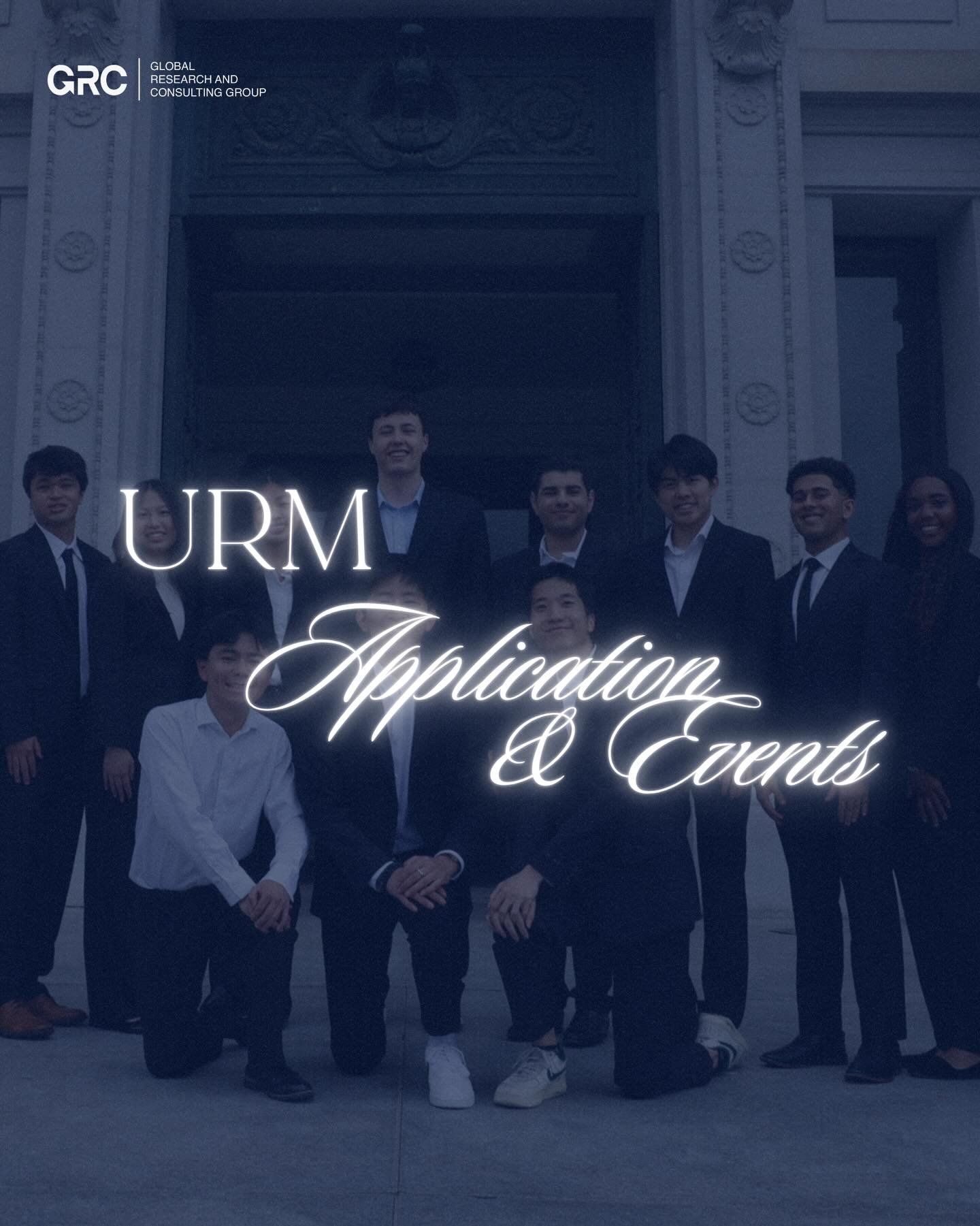 GRC is committed to supporting underrepresented voices through a shared URM application and URM-focused events throughout recruitment. Swipe to learn more and join us at our upcoming events. 🩵