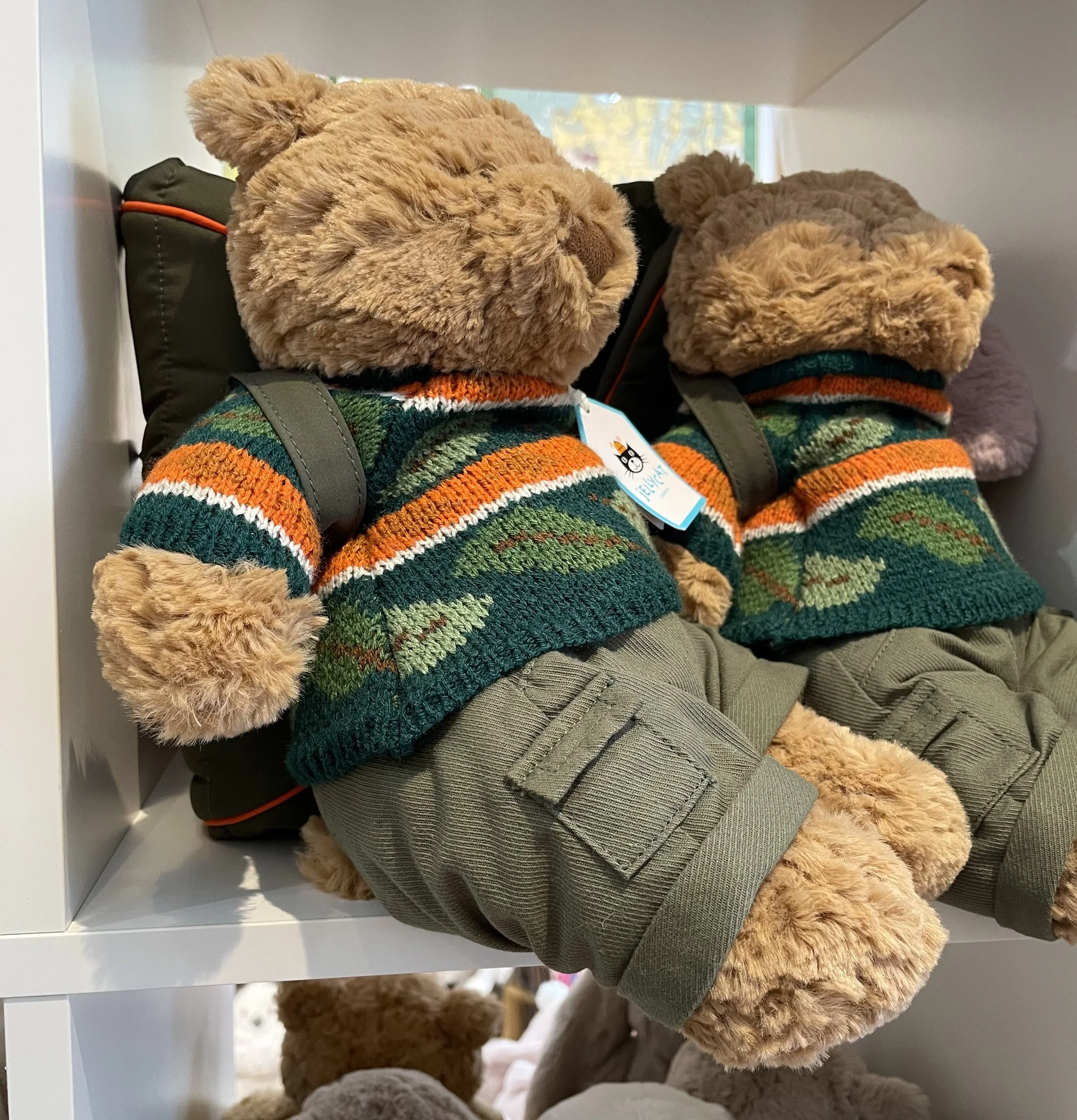 Jellycat Bartholomew Bear Hiking Outfit
