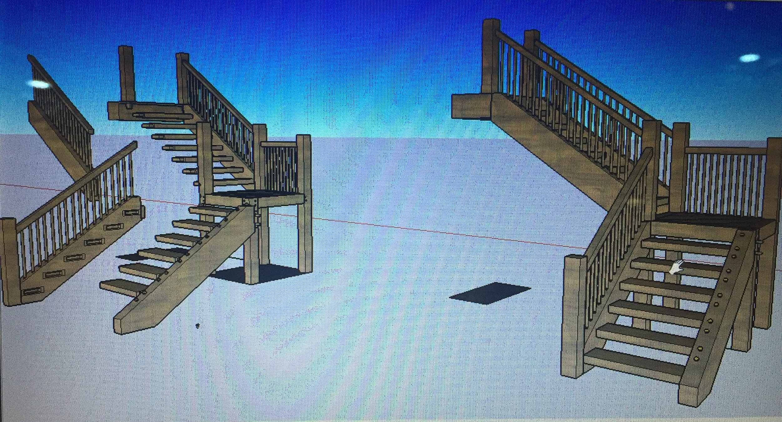 Timber Frame Staircase