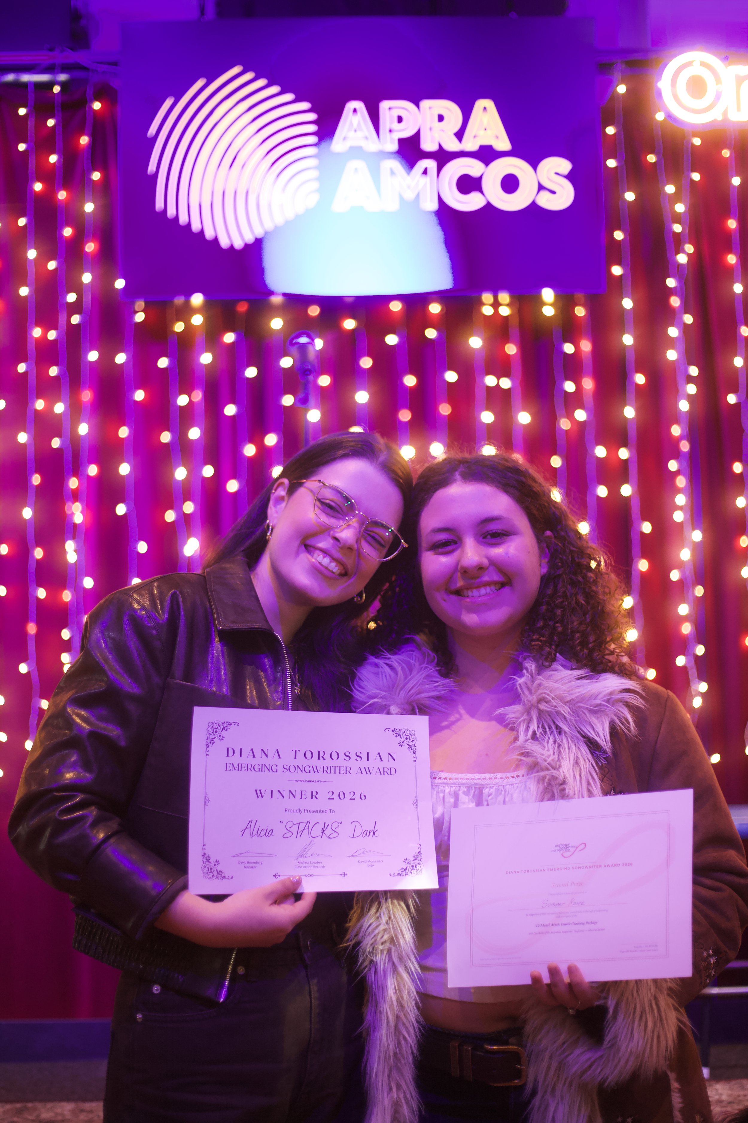 Congratulations to the 2026 Diana Torossian Emerging Songwriter Award Recipients!