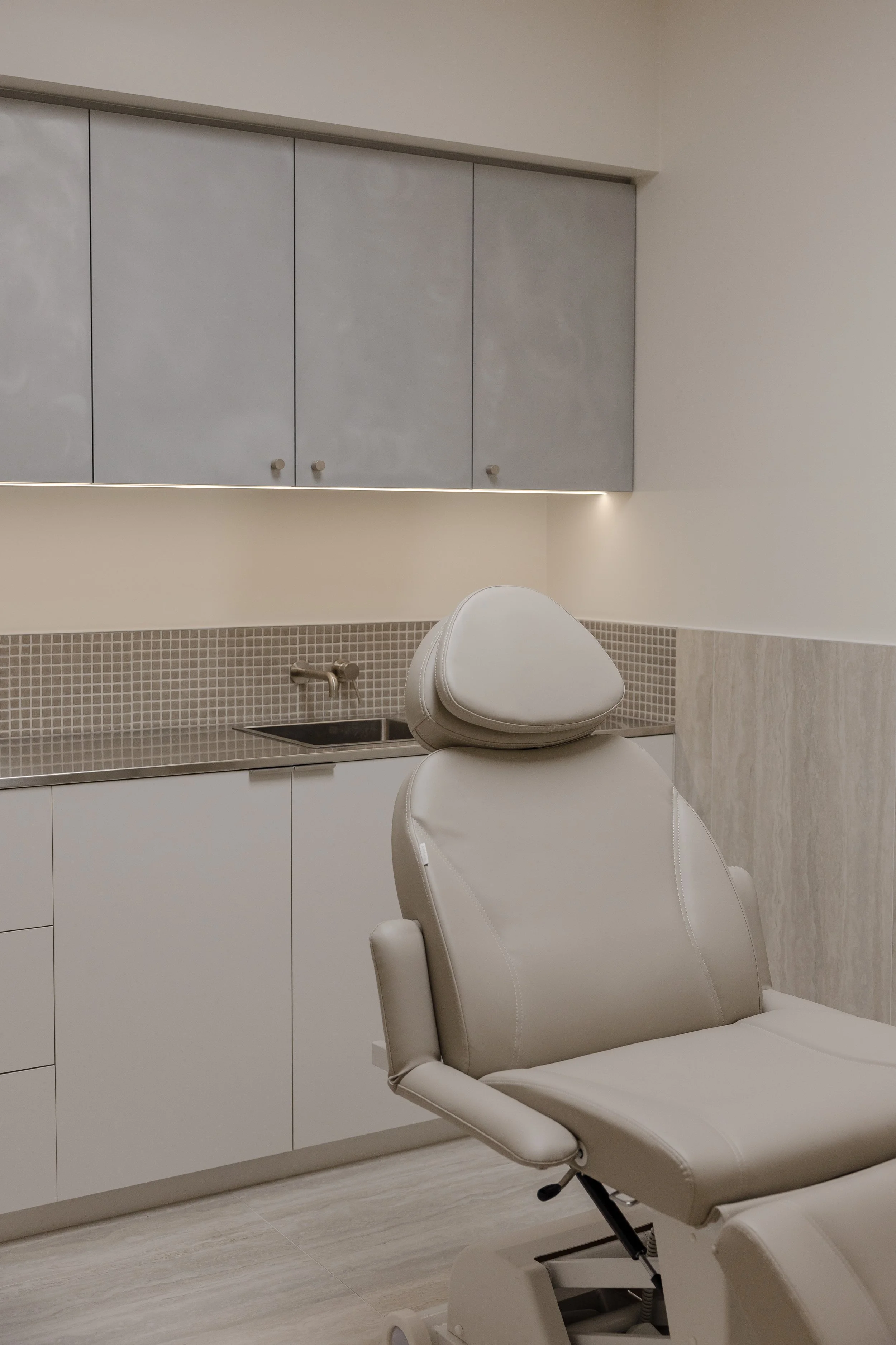 Treatment room at Saynt Aesthetics located inside Blank Suites in West Leederville, Perth