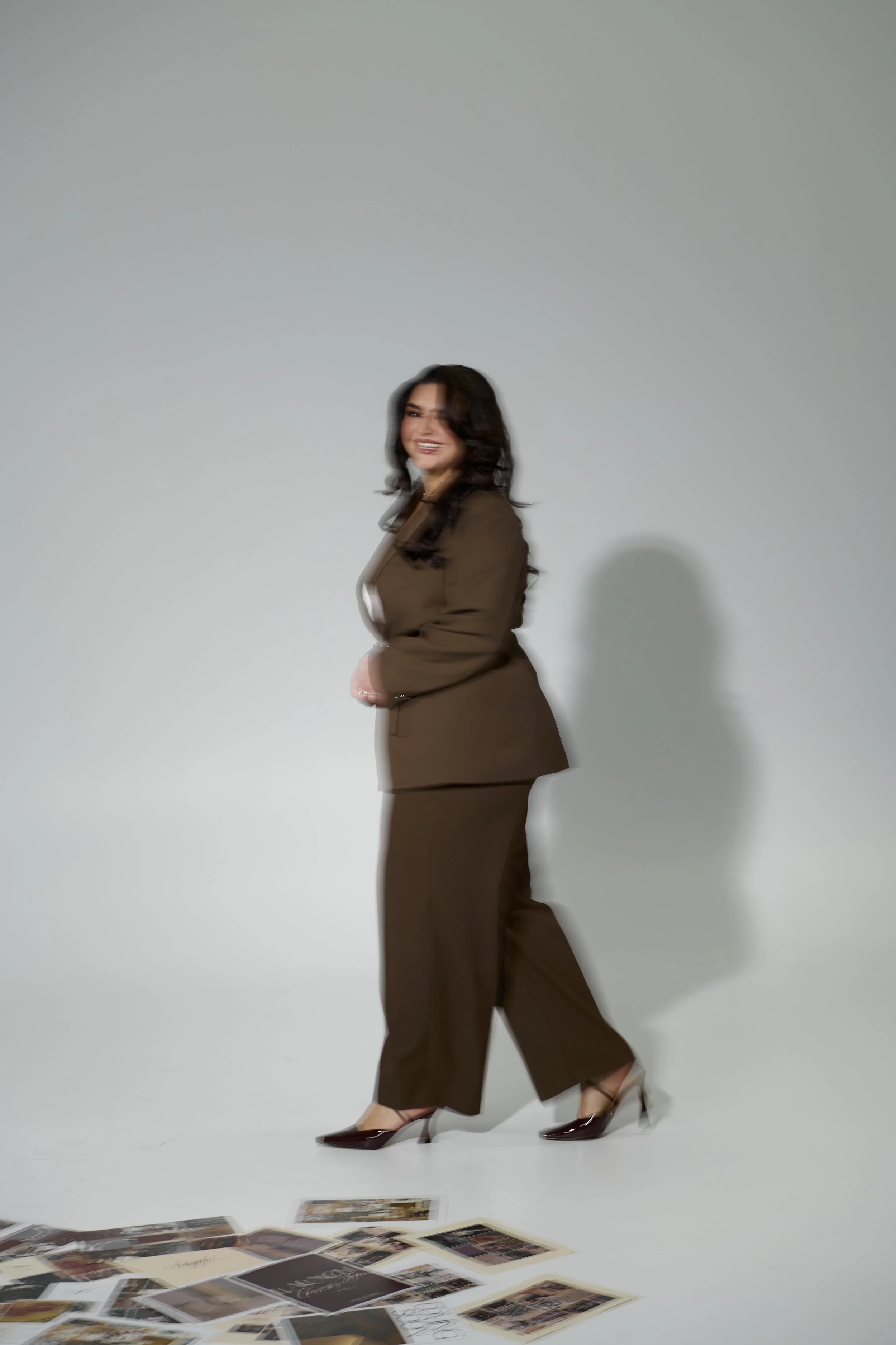 Nadia Behrouz, founder of Saynt Aesthetics, in an editorial portrait