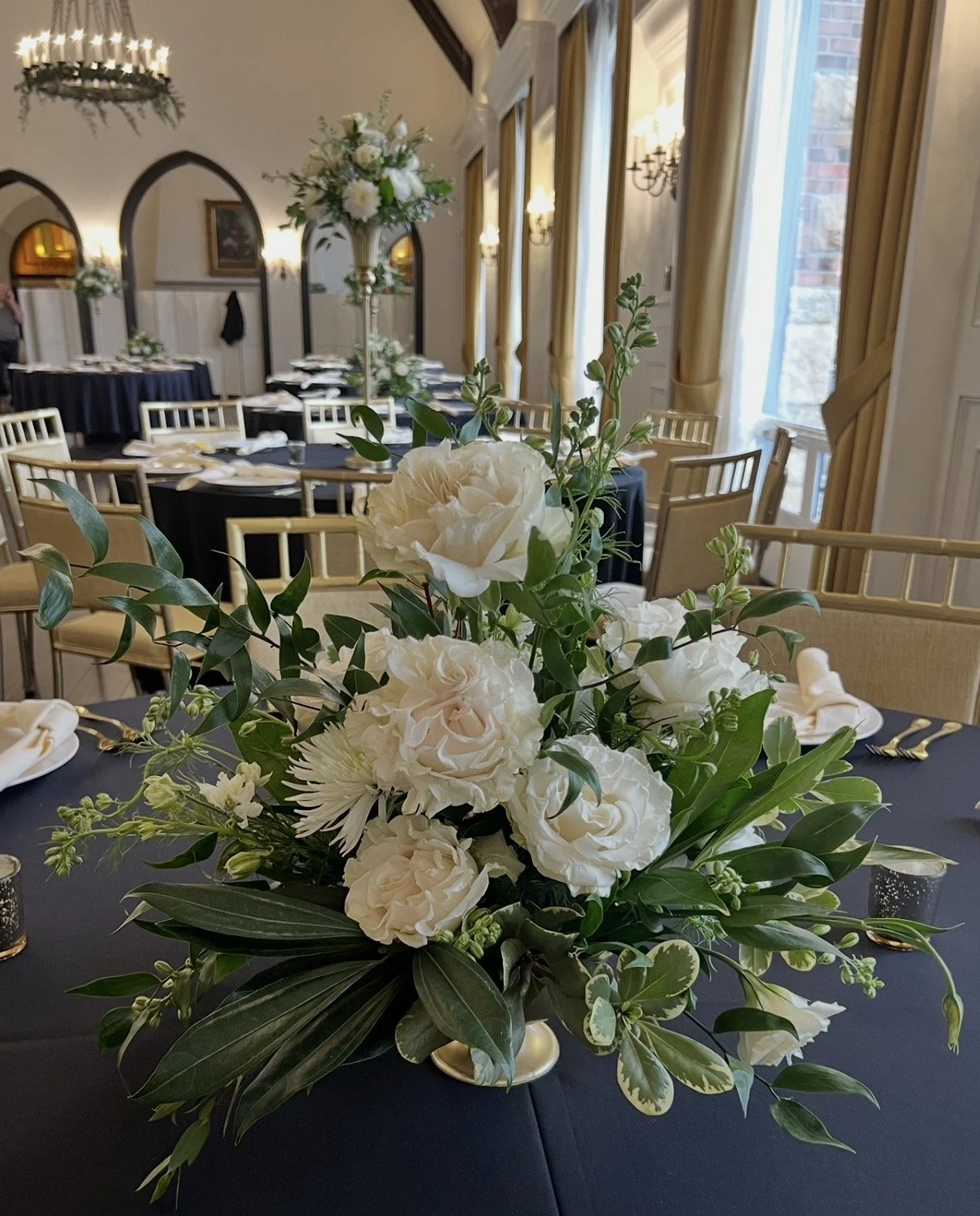Ivory Table Arrangement