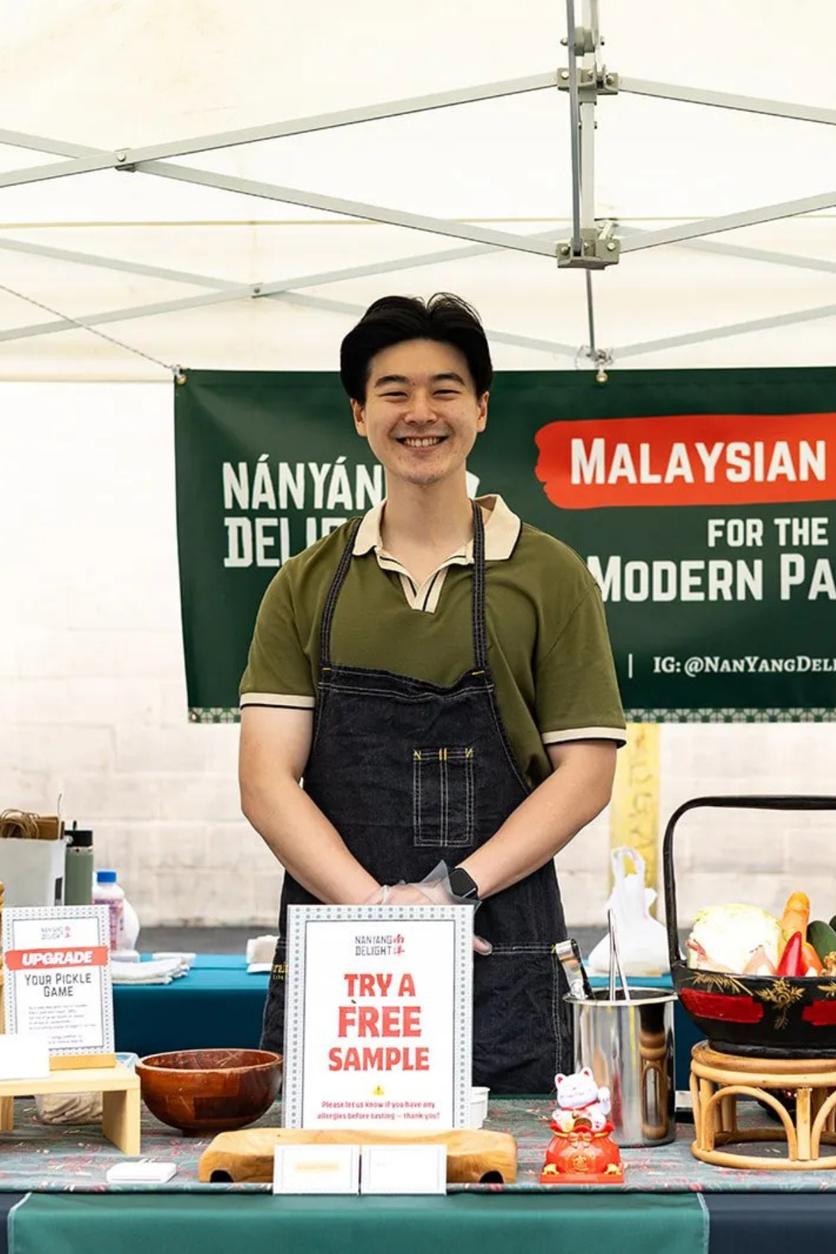 Nan Yang founder Liang Lim at the 2026 AAPILA Market