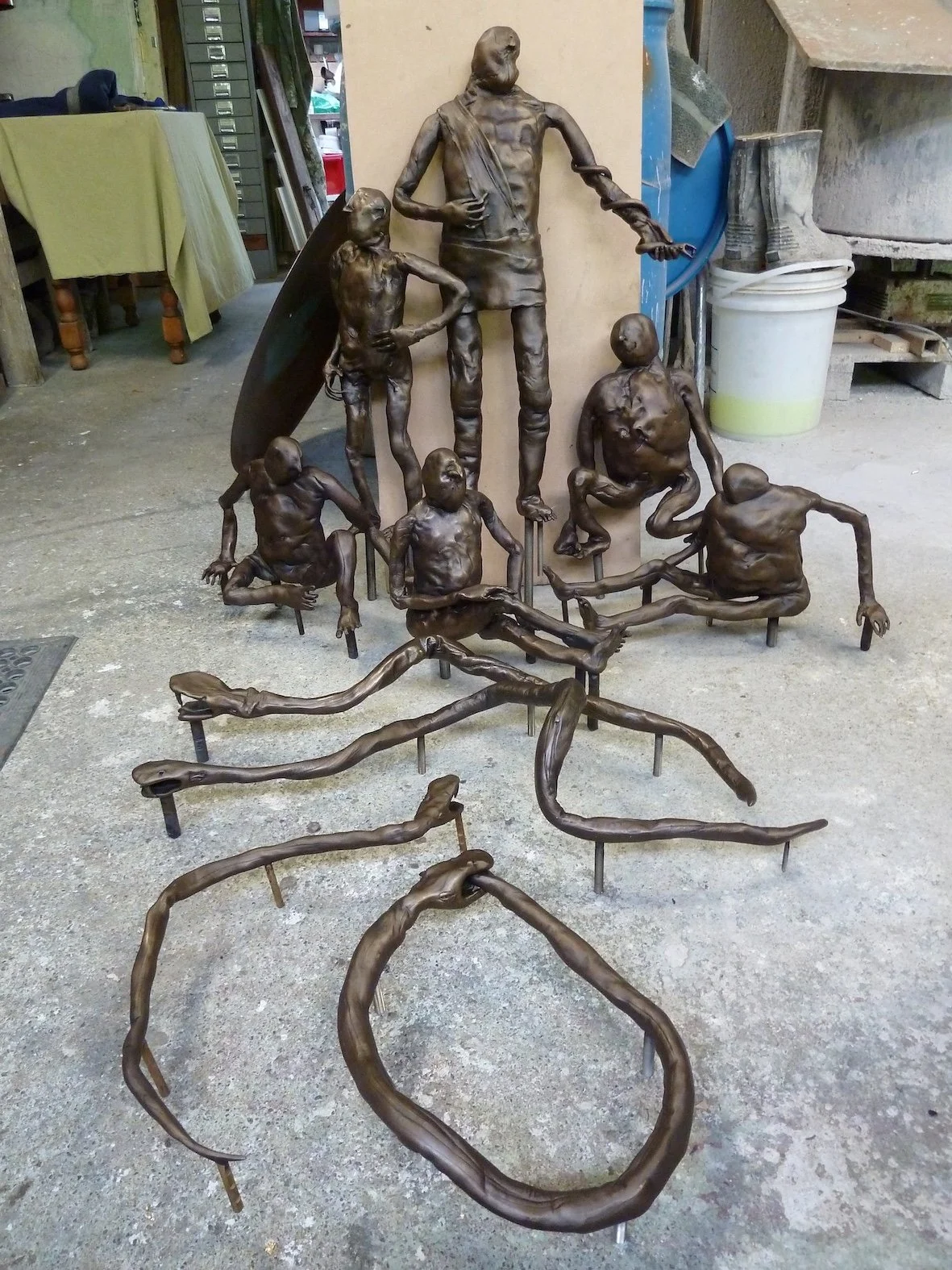 Loafers.
Sculptor: Francis Upritchard