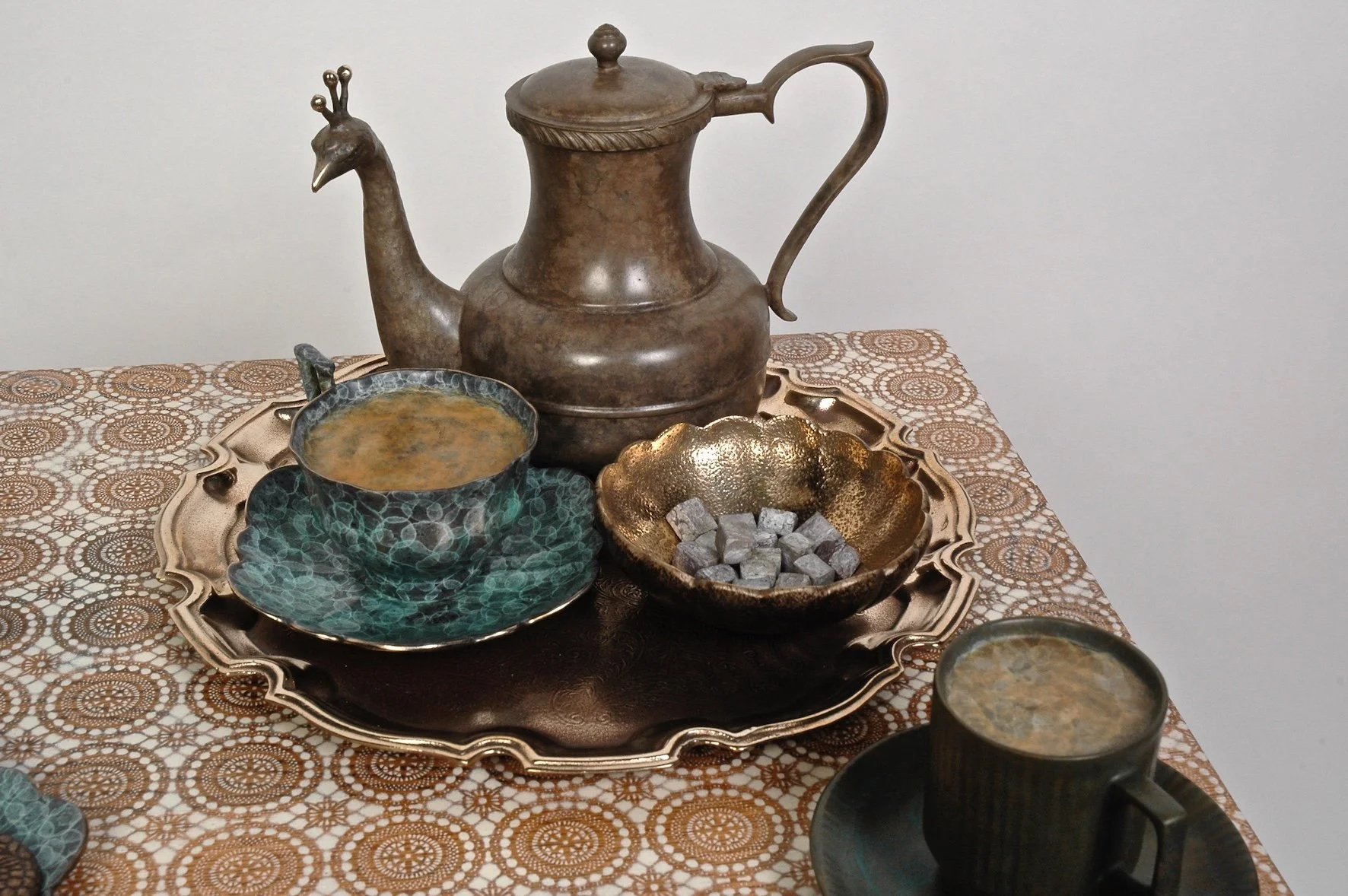 Teaset.
Sculptor: Jonathan Campbell