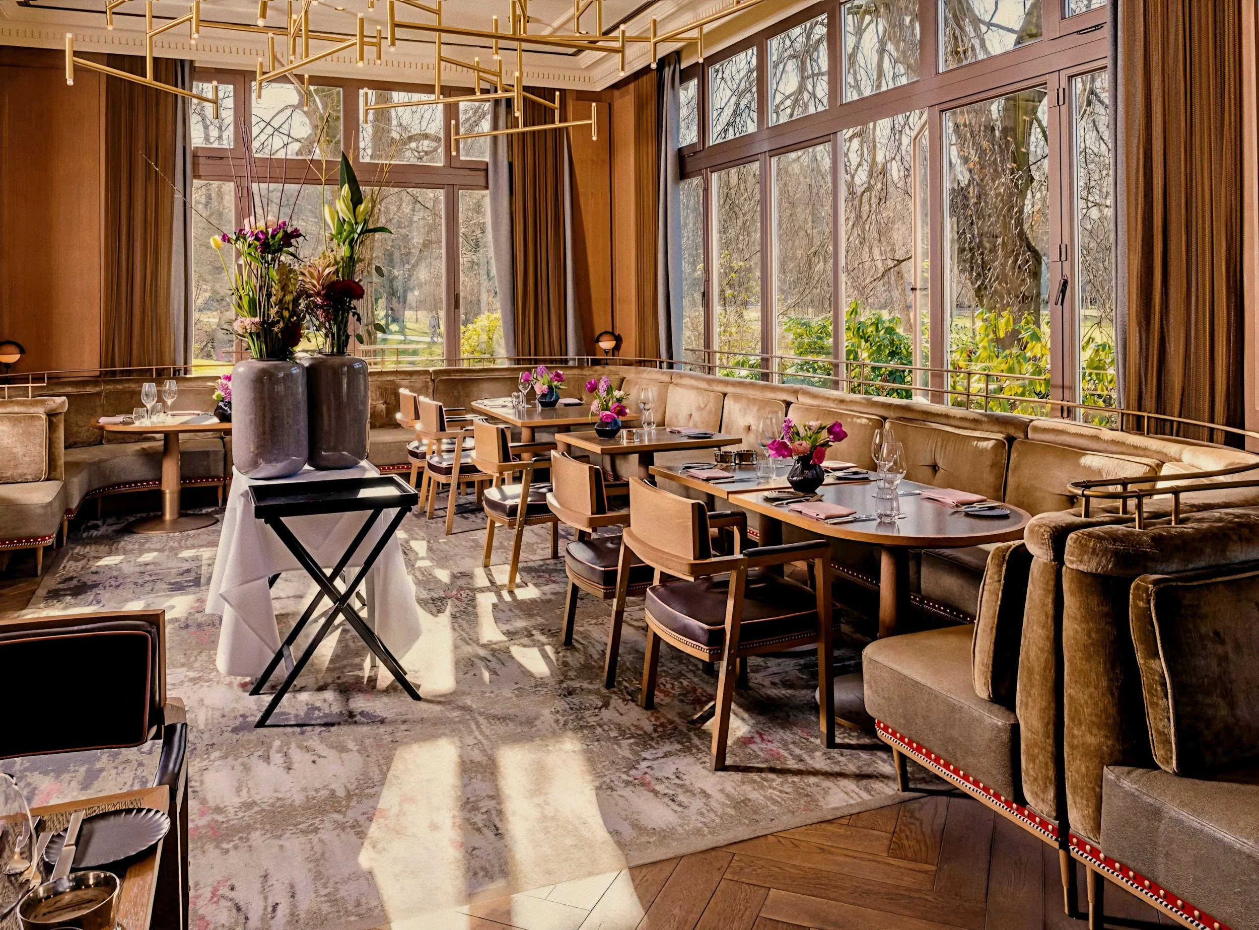 Fritz & Felix restaurant dining at Brenners Park-Hotel & Spa, Lichtentaler Allee, Baden-Baden, Germany.