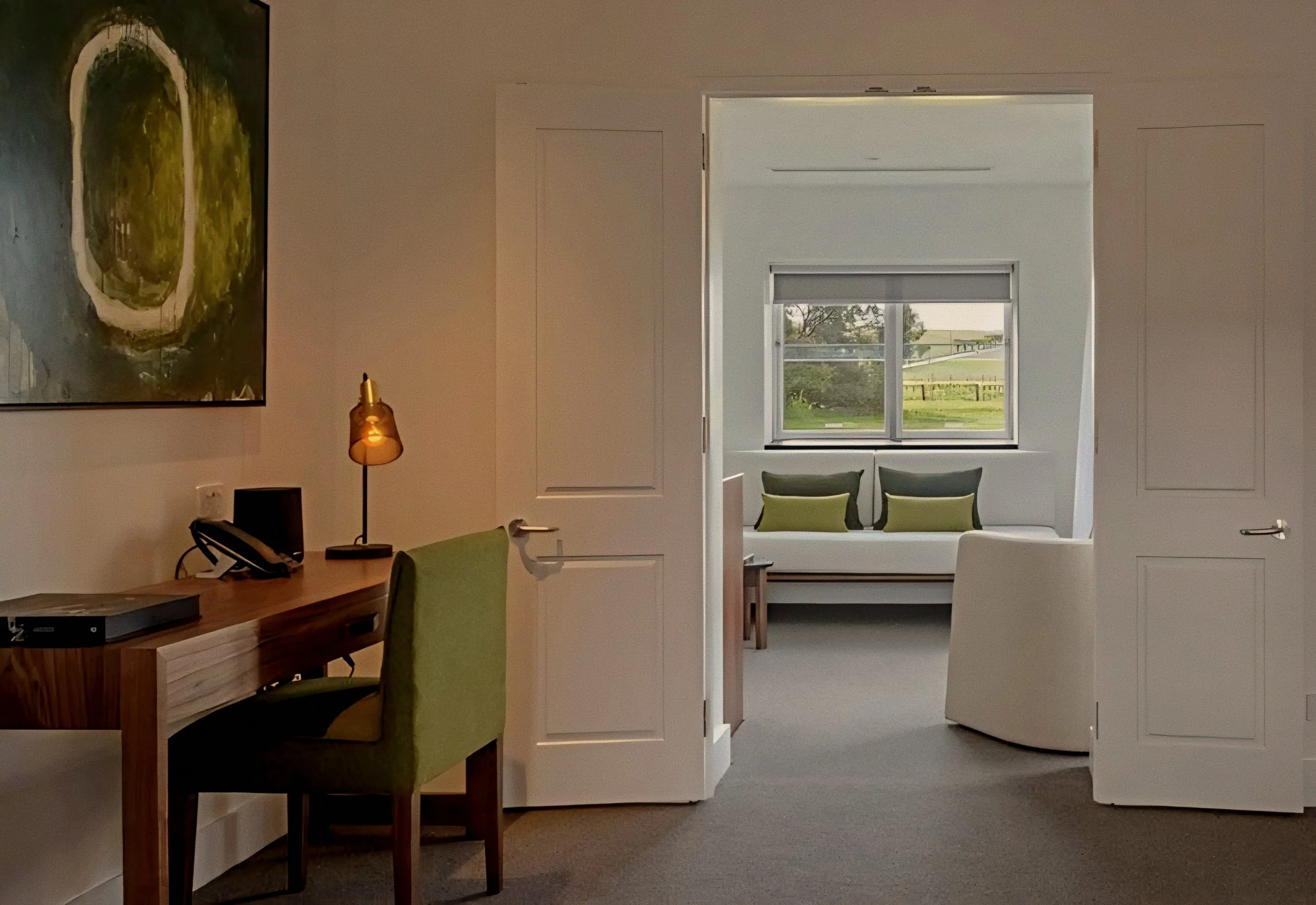 The Louise beckons luxury vineyard resort villa suite in Marananga Barossa Valley South Australia.