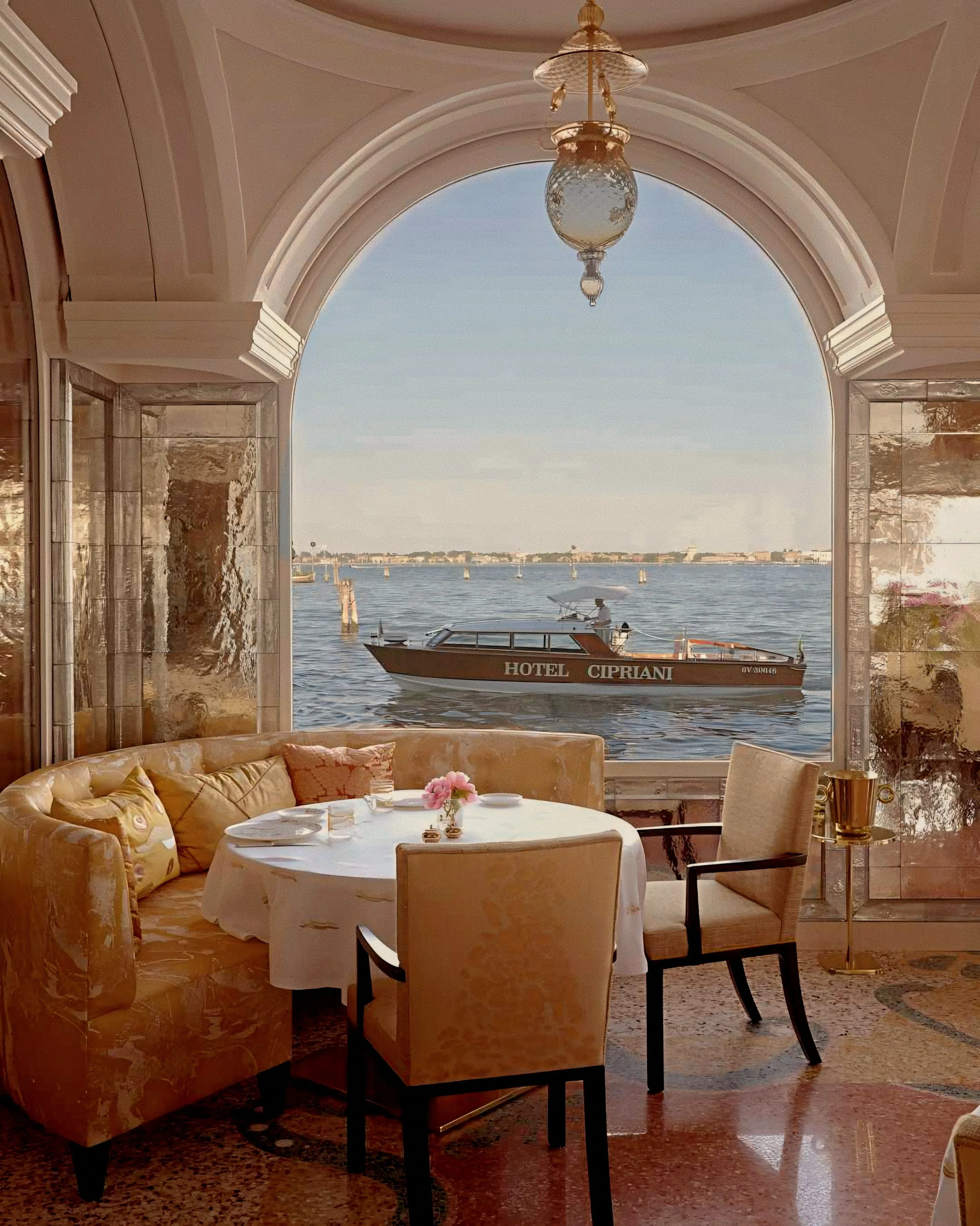 The Restrained Giudecca Waterfront Salon of Golden Craftsmanship: ORO by Vania Ghedini